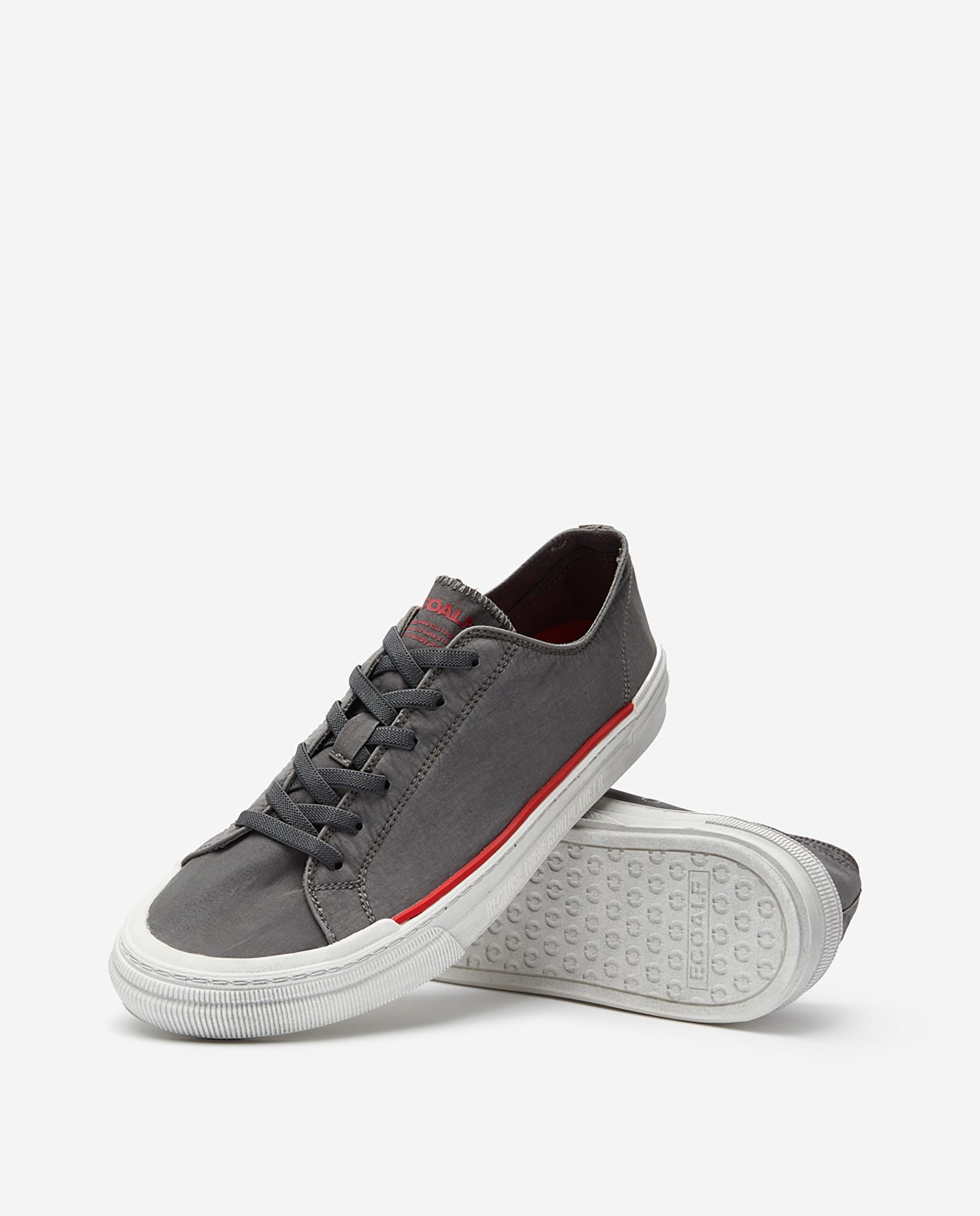 Zapatillas básicas de mujer con logo en lengüeta - Ecoalf - Gris oscuro Gris oscuro-2