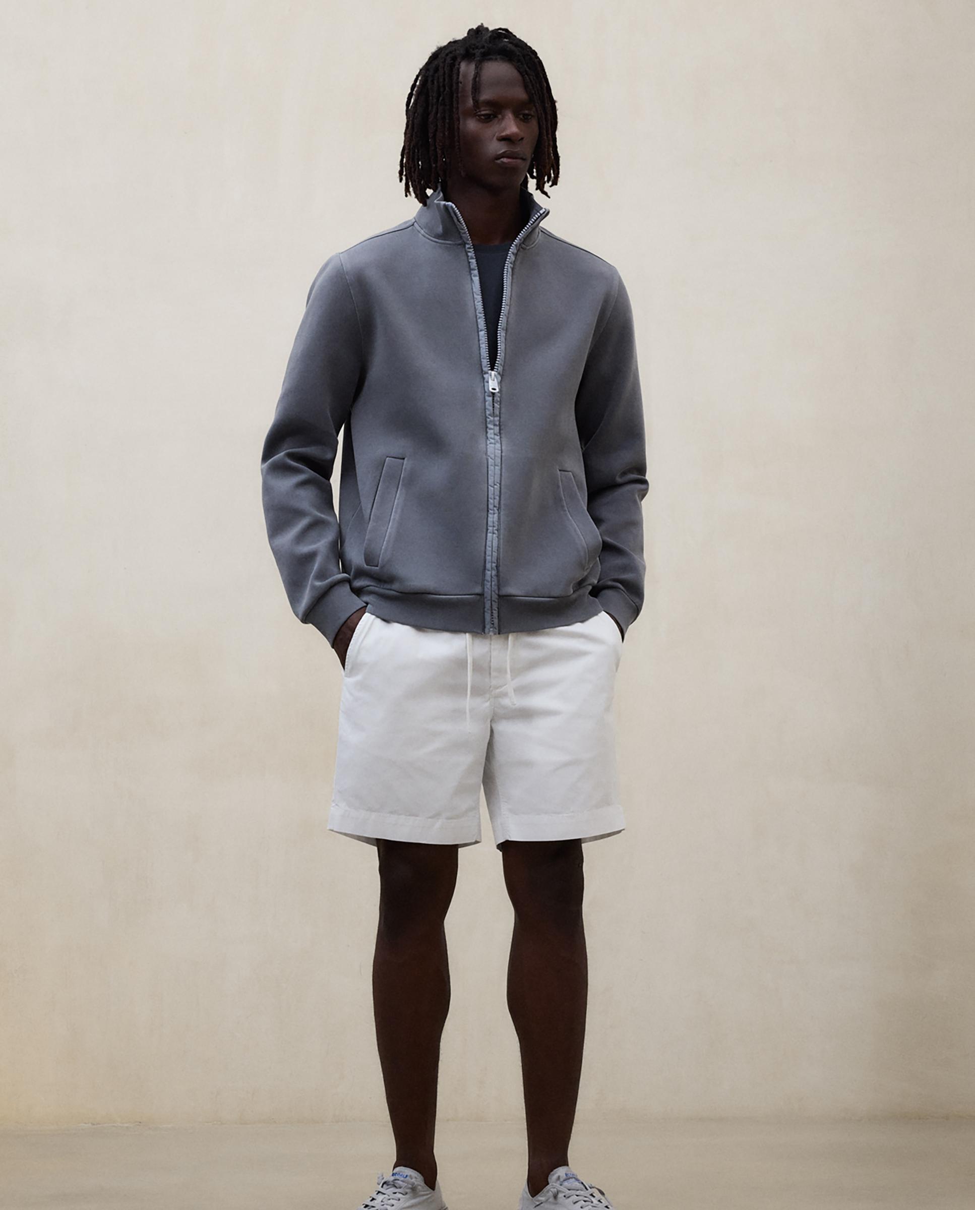 Ecoalf - Sudadera con cremallera de hombre regular fit con cuello alto.