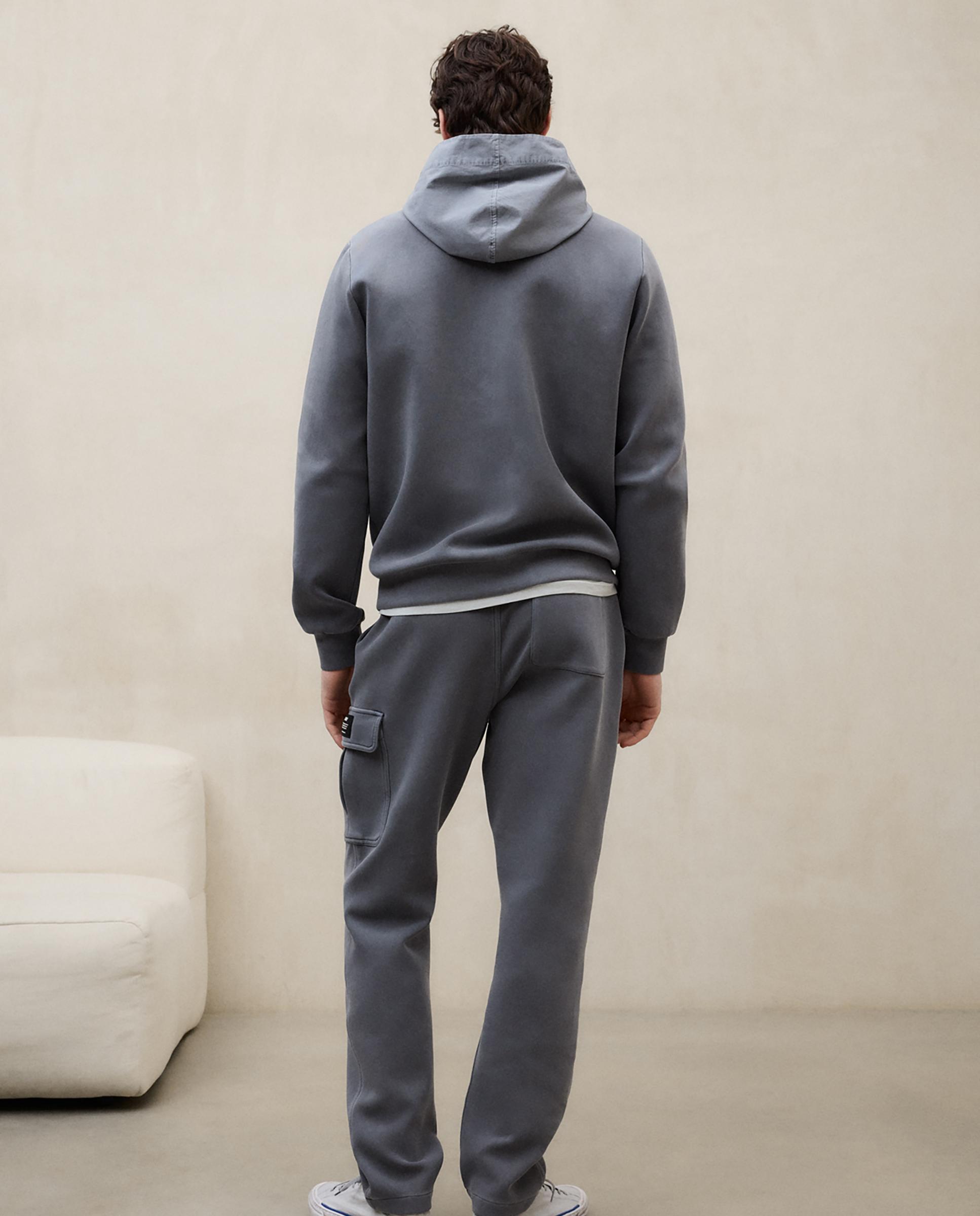 Sudadera con cremallera de hombre con capucha tejida - Ecoalf - Gris oscuro Gris oscuro-5