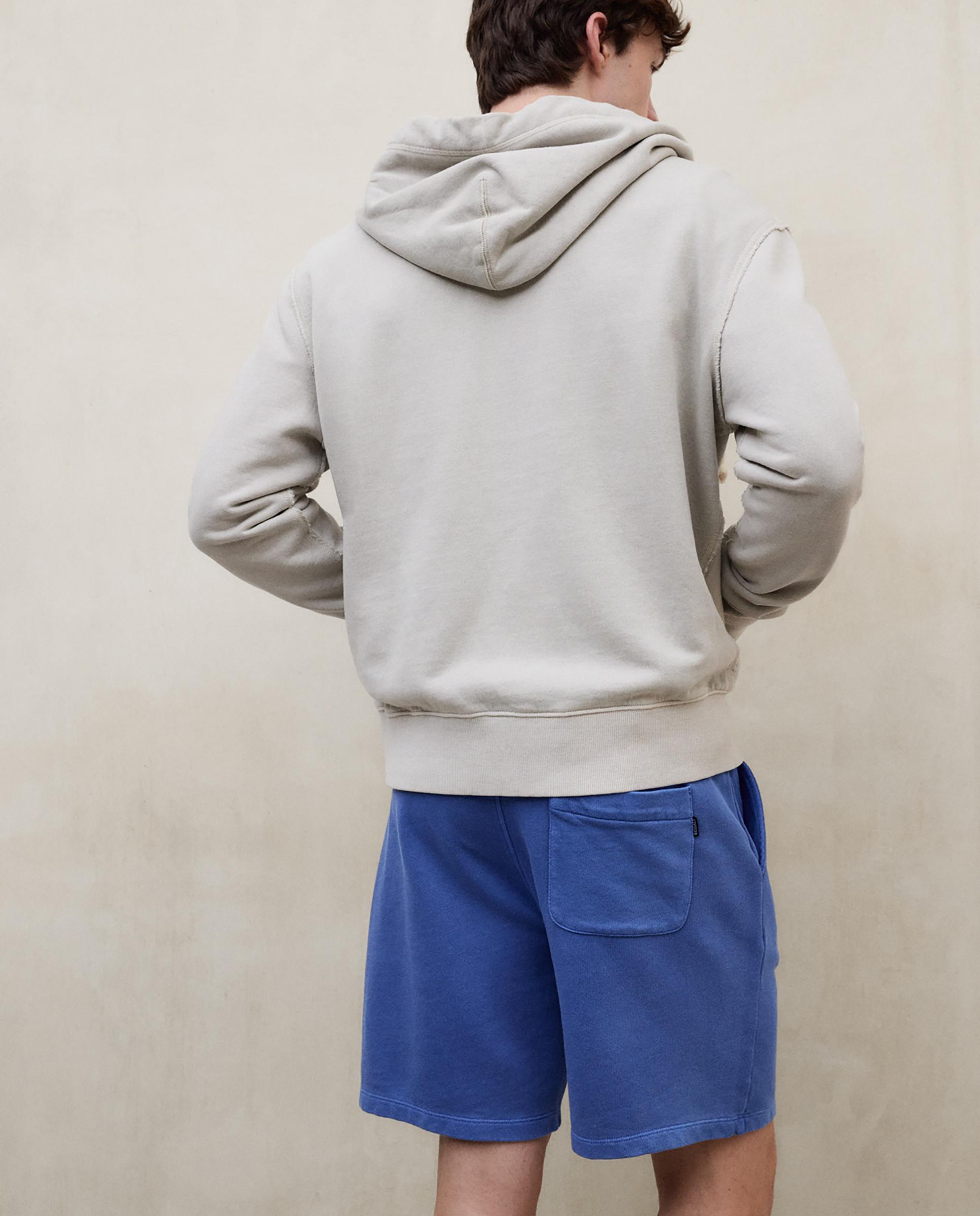 Pantalón corto de hombre de algodón con cintura elástica - Ecoalf - Azul Azul-4
