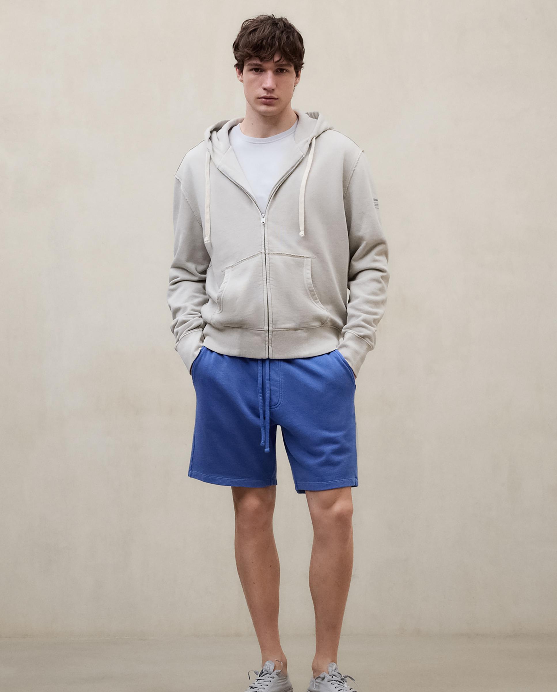 Pantalón corto de hombre de algodón con cintura elástica