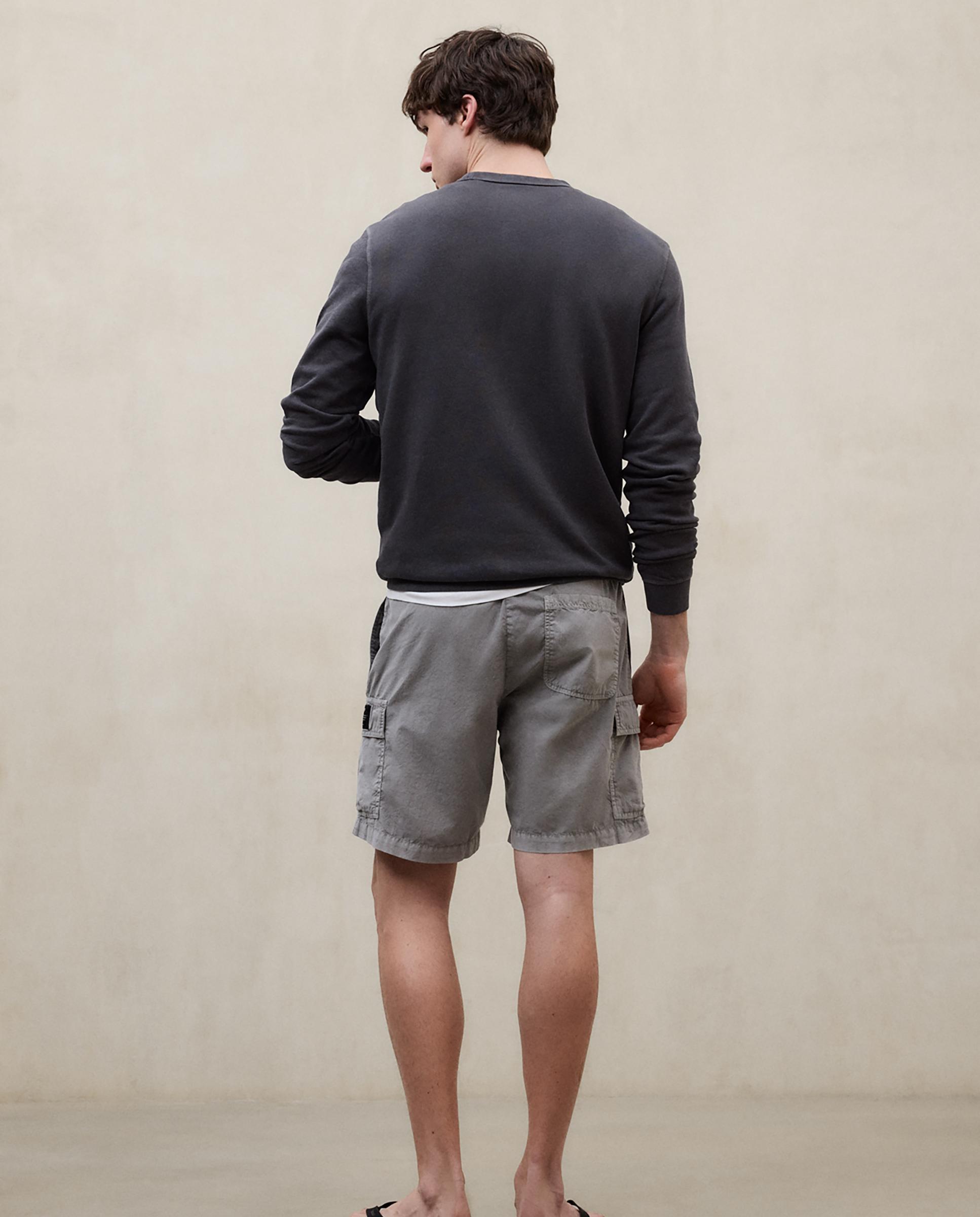 Sudadera sin capucha de hombre de algodón regular fit - Ecoalf - Gris oscuro Gris oscuro-3