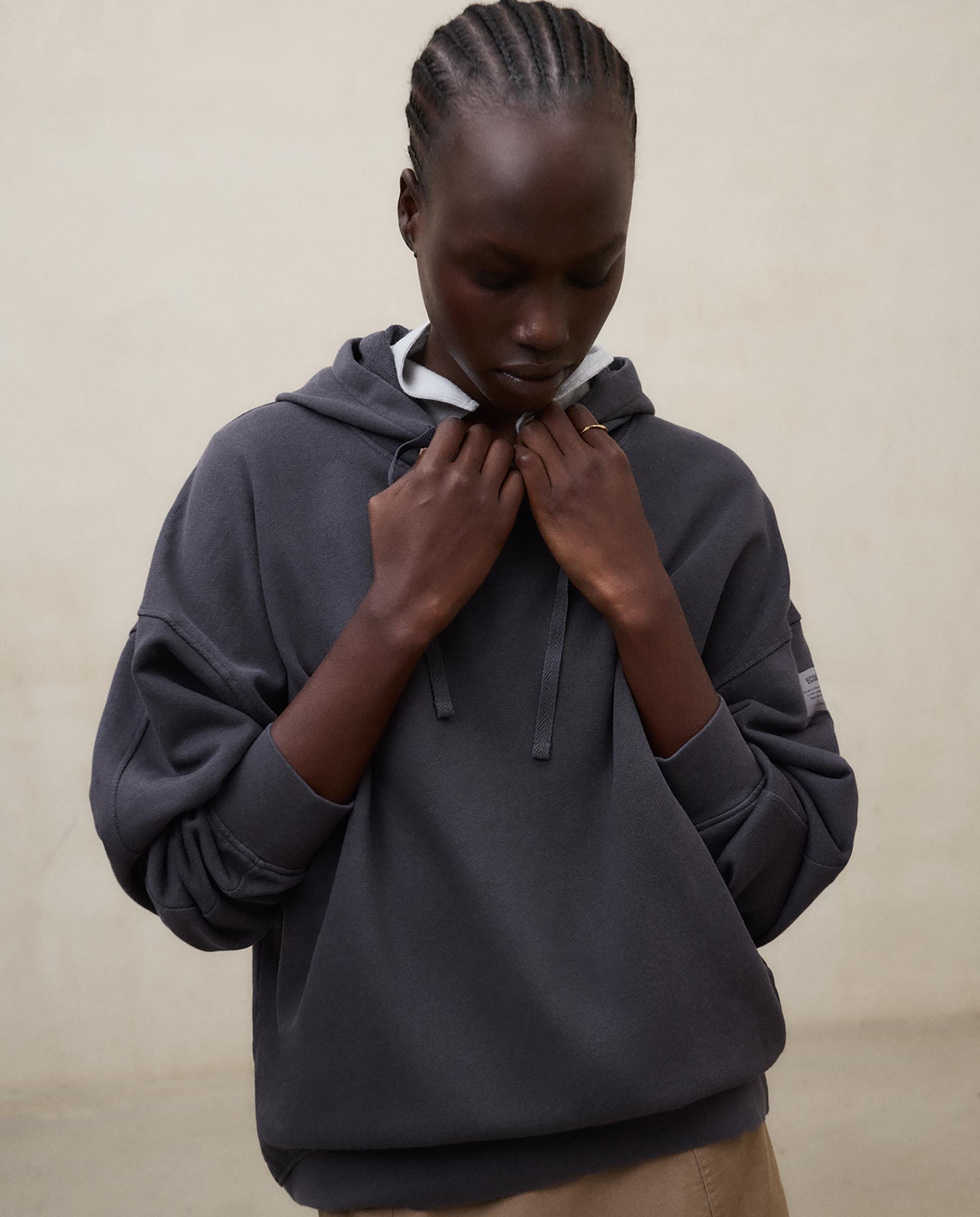 Ecoalf - Sudadera de mujer de algodón con capucha.