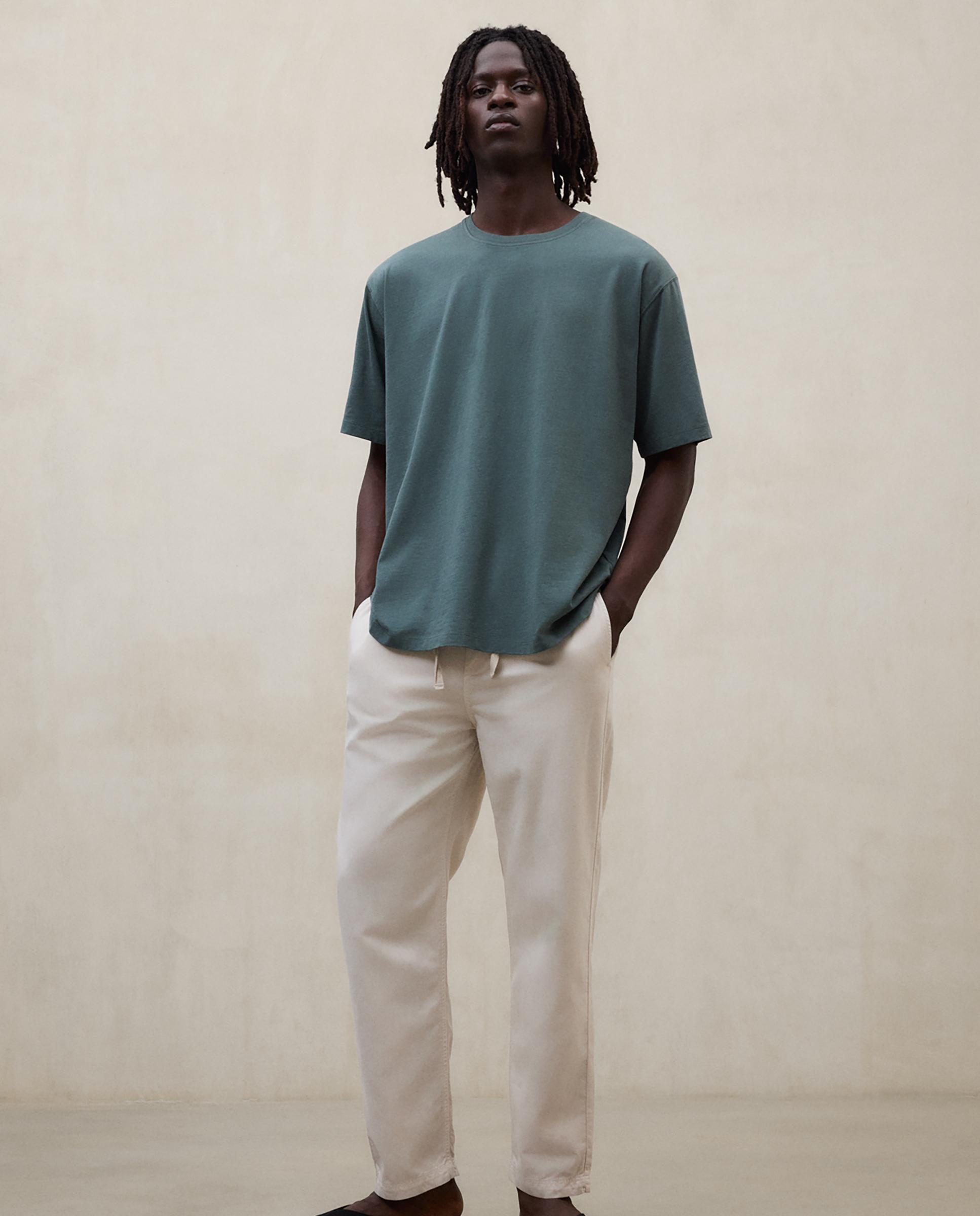 Ecoalf - Camiseta oversize de hombre de manga corta con print trasero.