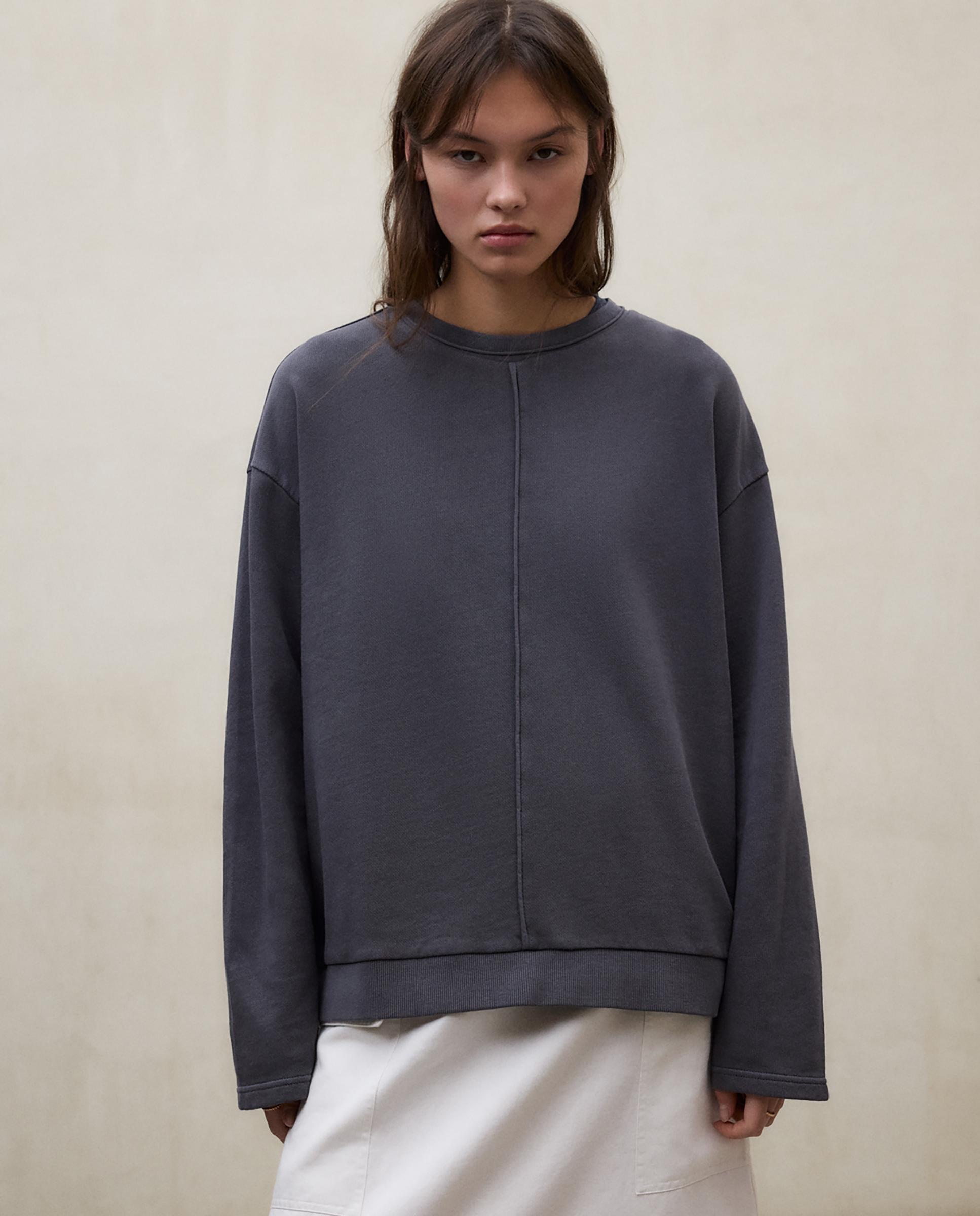 Ecoalf - Sudadera de mujer con hombros caídos de algodón.