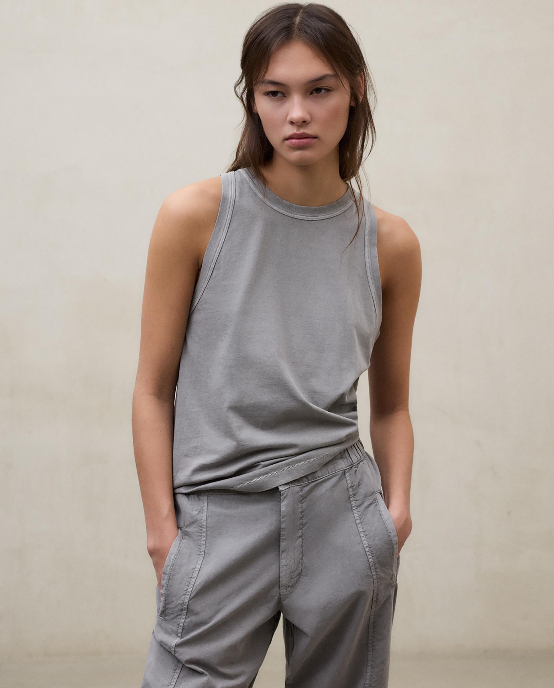 Ecoalf - Camiseta de mujer sin mangas de algodón.