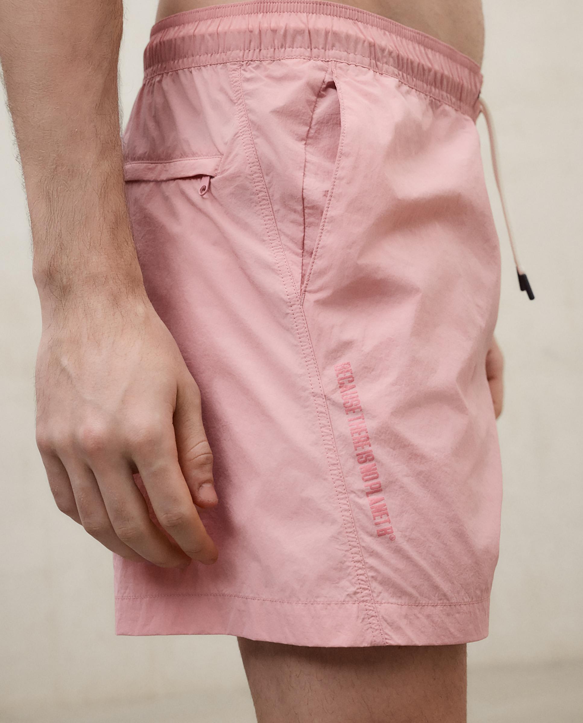 Bañador de hombre liso secado rápido - Ecoalf - Rosa Rosa-5