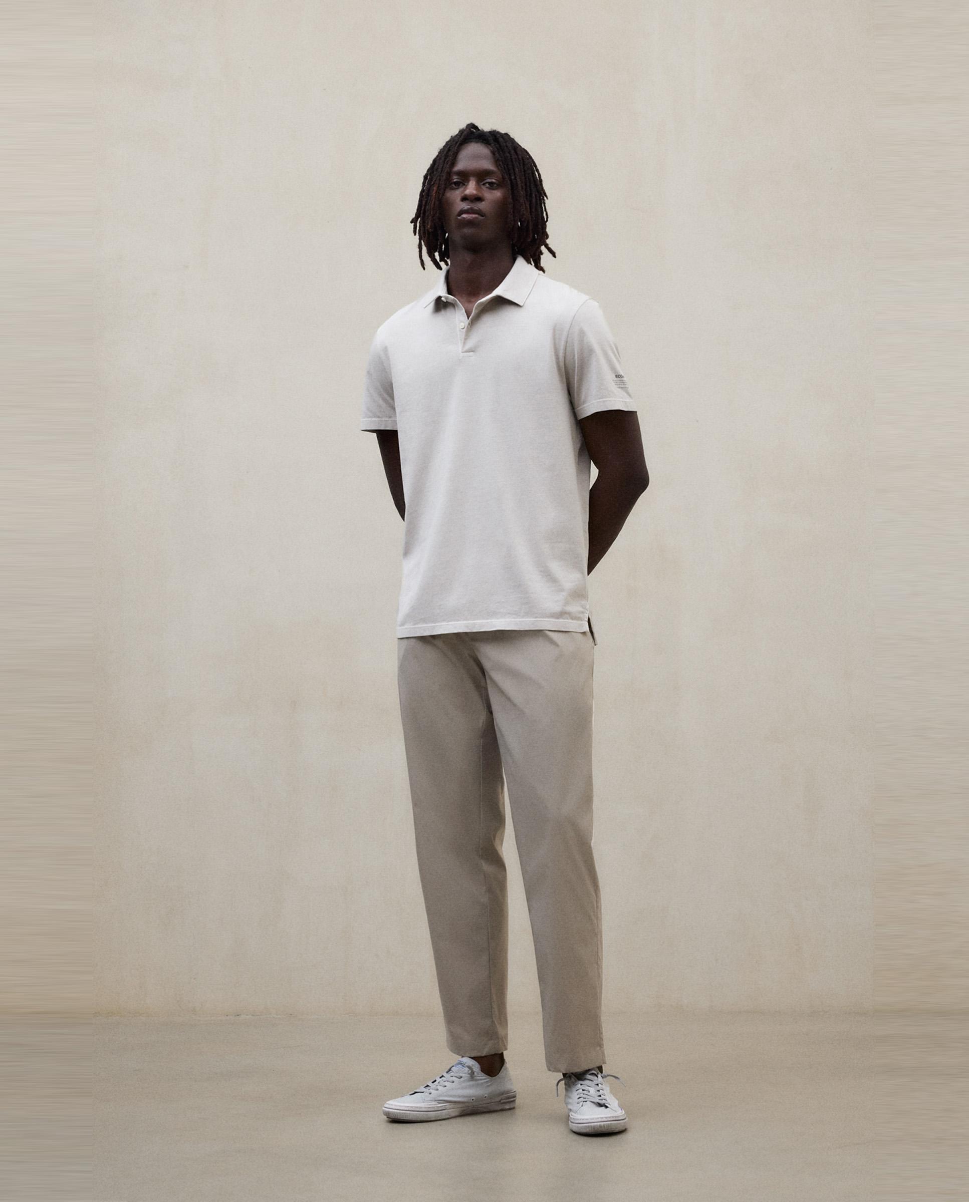Pantalón de vestir de hombre de corte relajado con pinzas