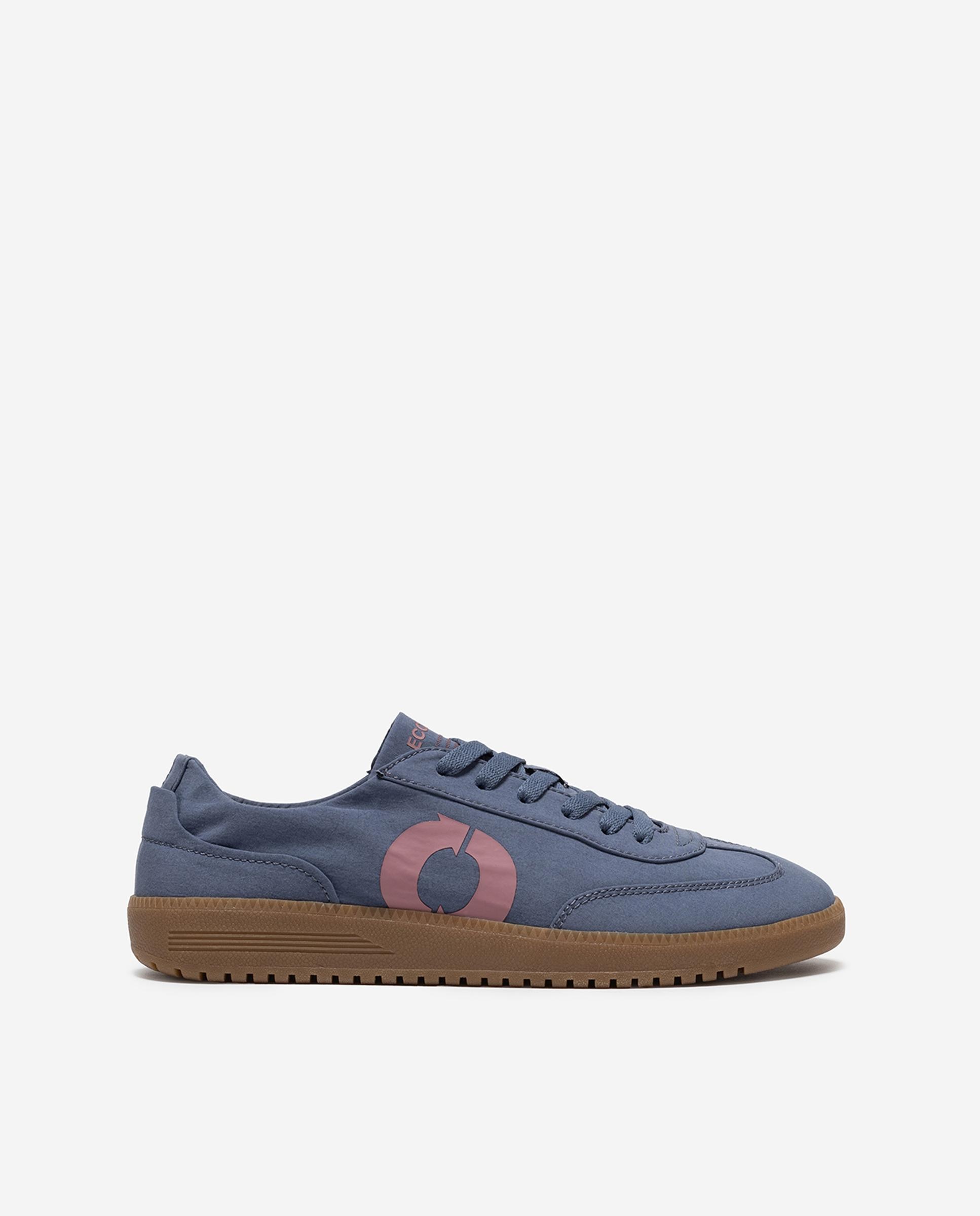 Zapatillas deportivas de hombre ligeras con cierre de cordones - Ecoalf - Azul grisáceo Azul grisáceo-1