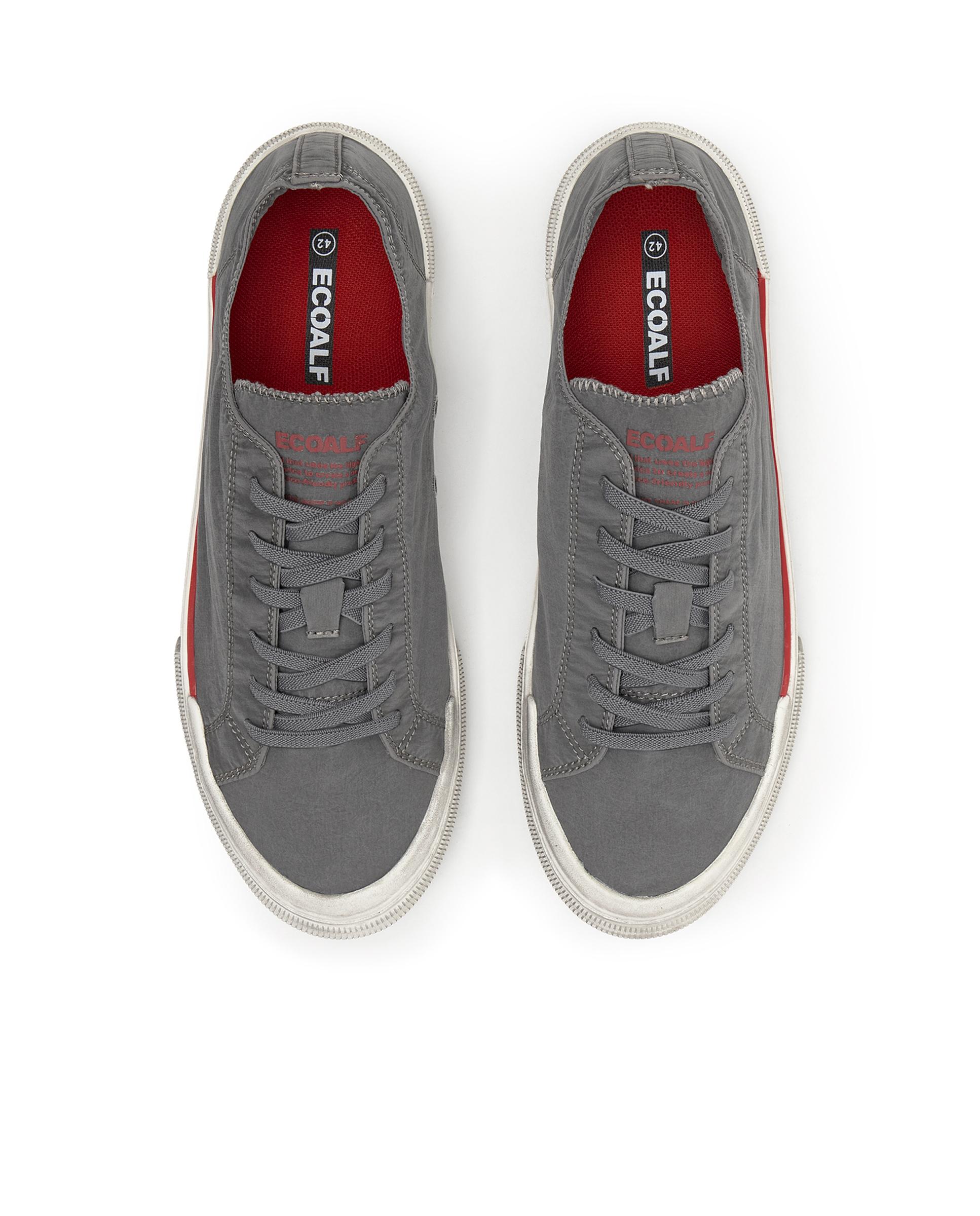 Zapatillas deportivas de hombre básicas con cordones - Ecoalf - Gris oscuro Gris oscuro-4