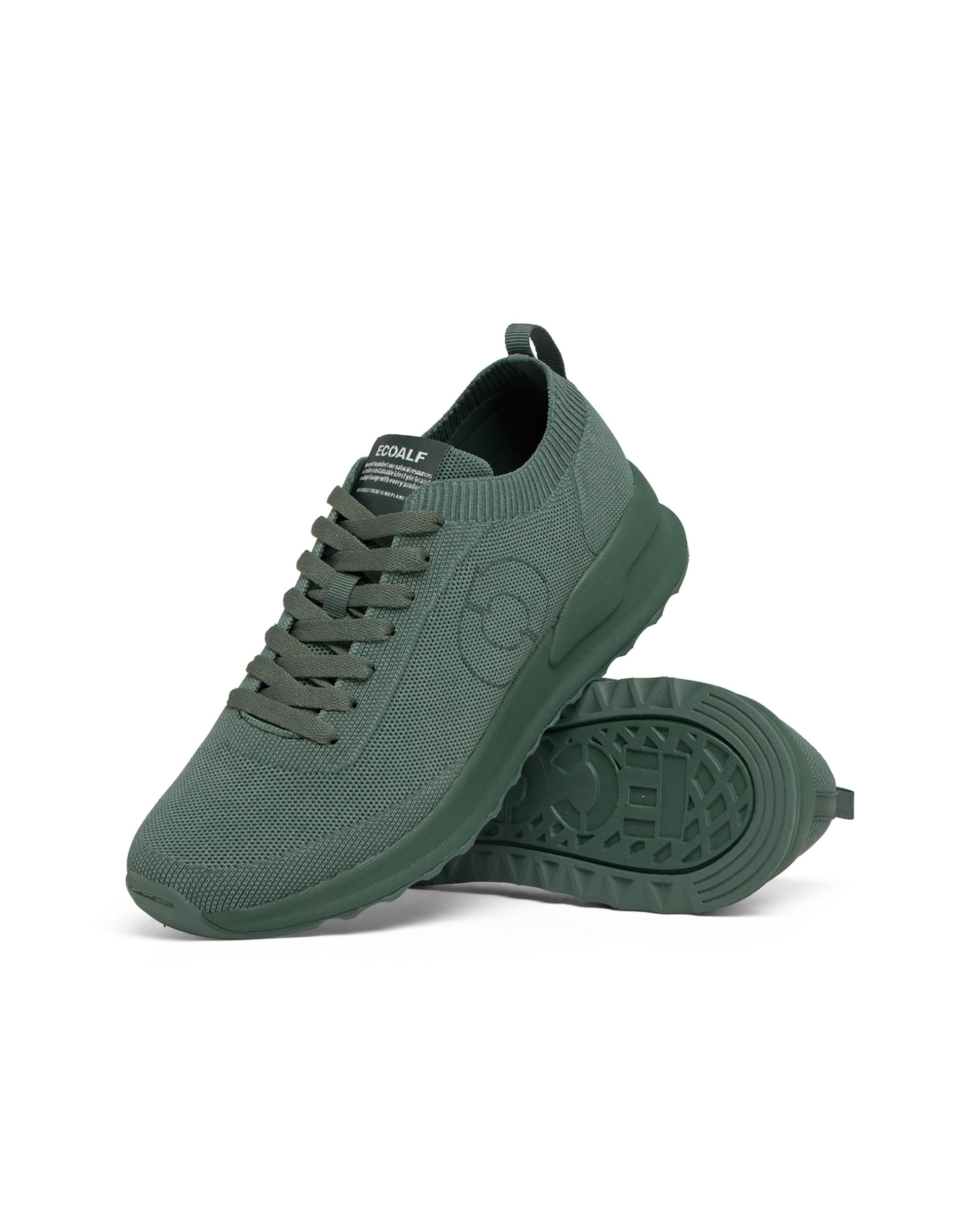 Zapatillas deportivas de hombre de punto ligeras - Ecoalf - Verde oscuro Verde oscuro-2
