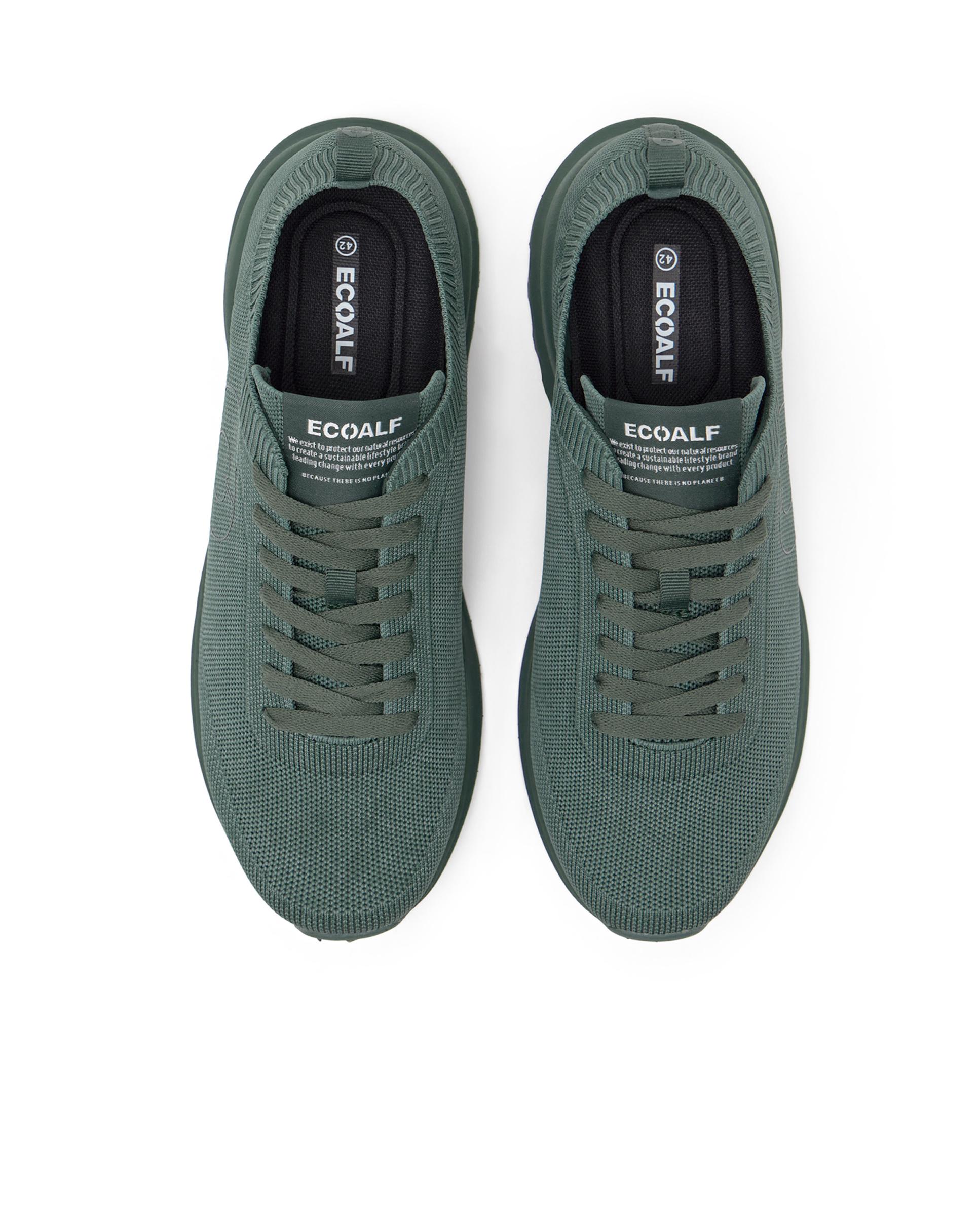 Zapatillas deportivas de hombre de punto ligeras - Ecoalf - Verde oscuro Verde oscuro-4