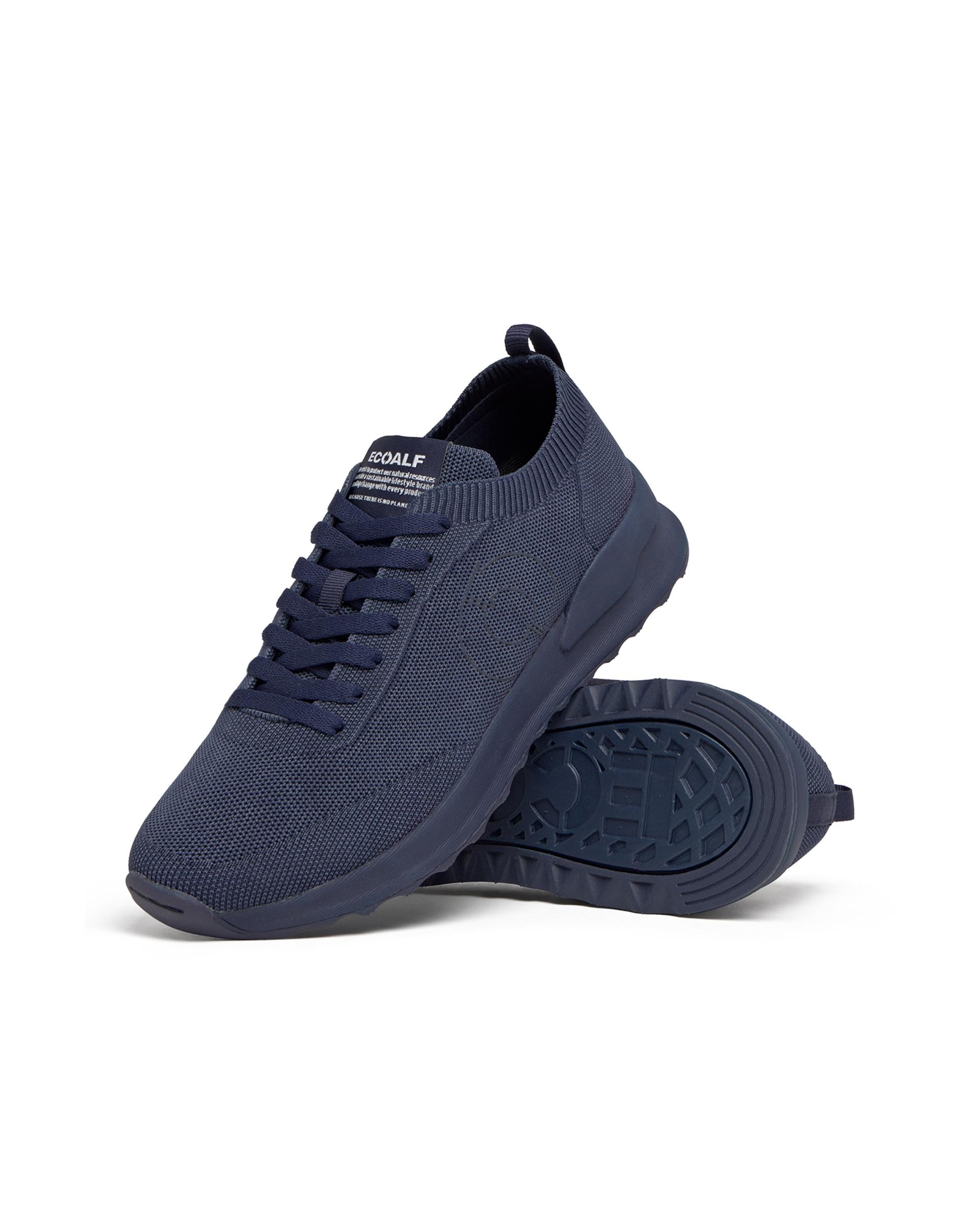 Zapatillas deportivas de hombre de punto ligeras - Ecoalf - Azul marino Azul marino-2