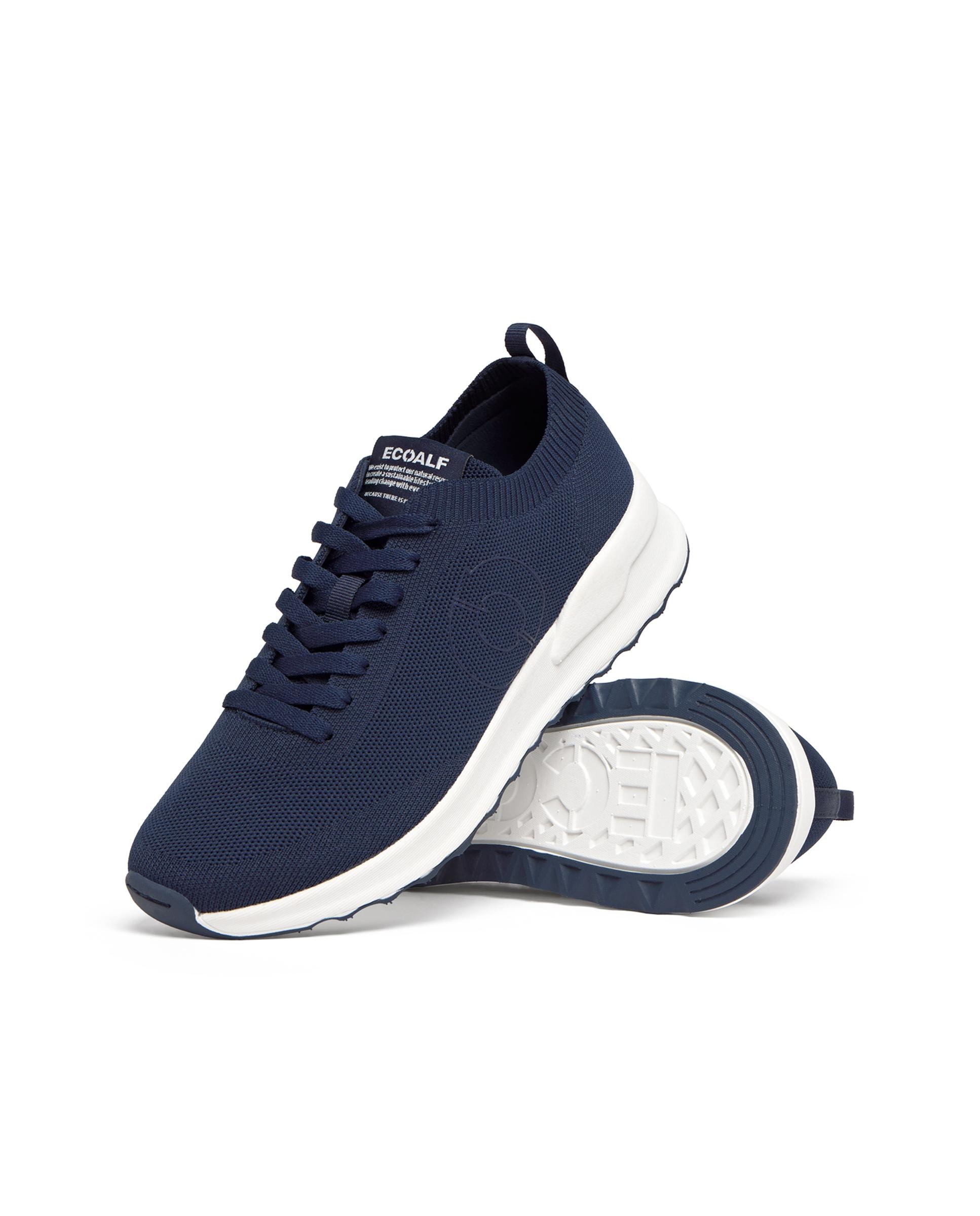 Zapatillas deportivas de hombre de punto ligeras - Ecoalf - Azul marino Azul marino-2