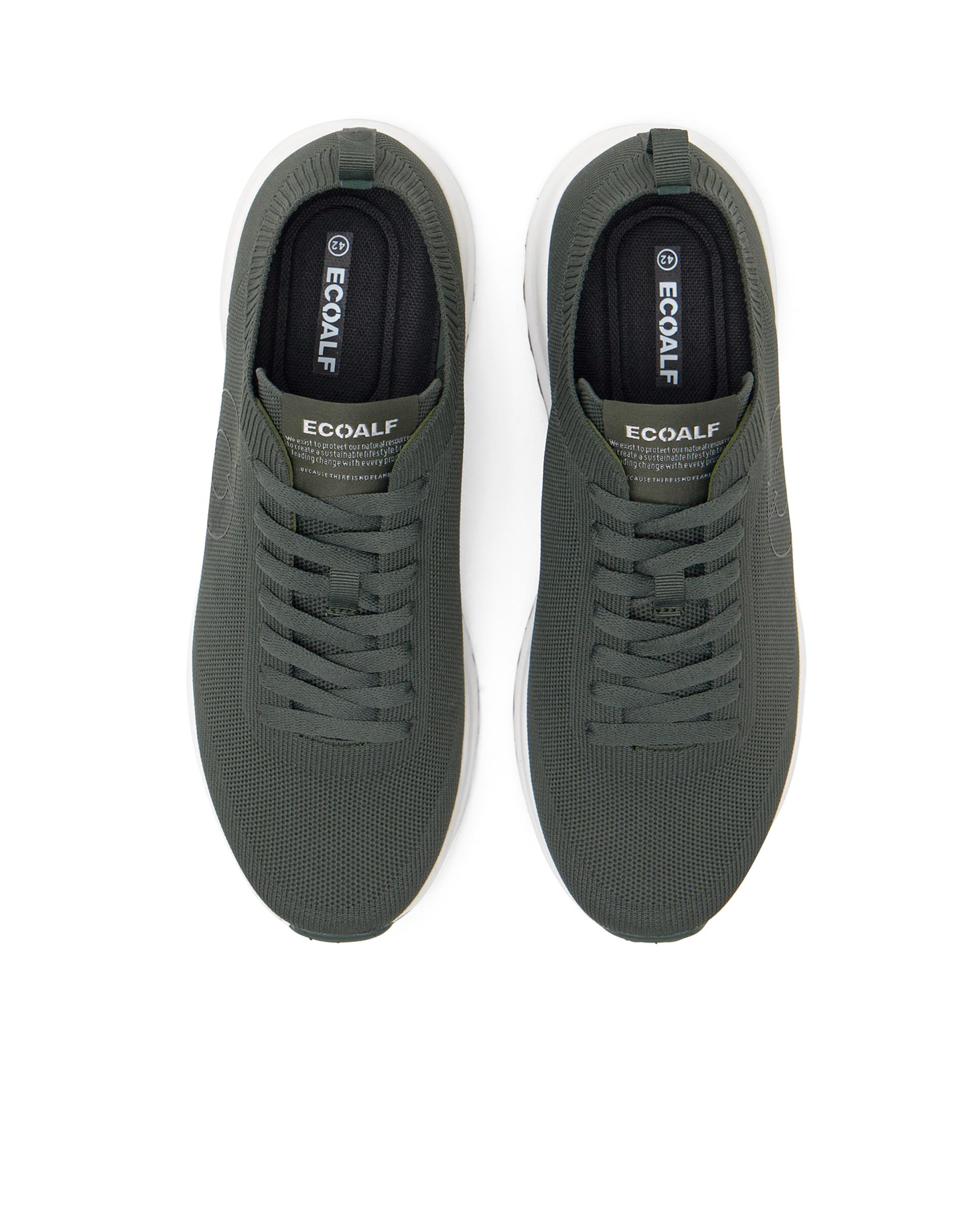 Zapatillas deportivas de hombre de punto ligeras - Ecoalf - Kaki Kaki-4