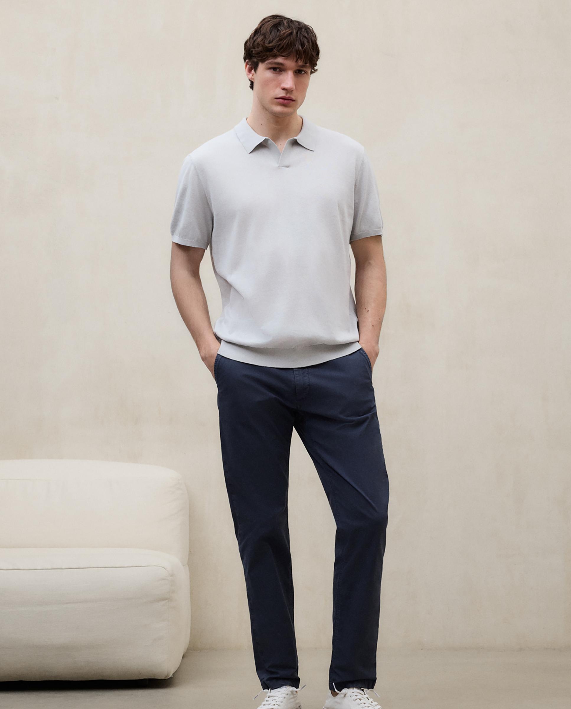 Ecoalf - Chino de hombre de algodón con bolsillos franceses.