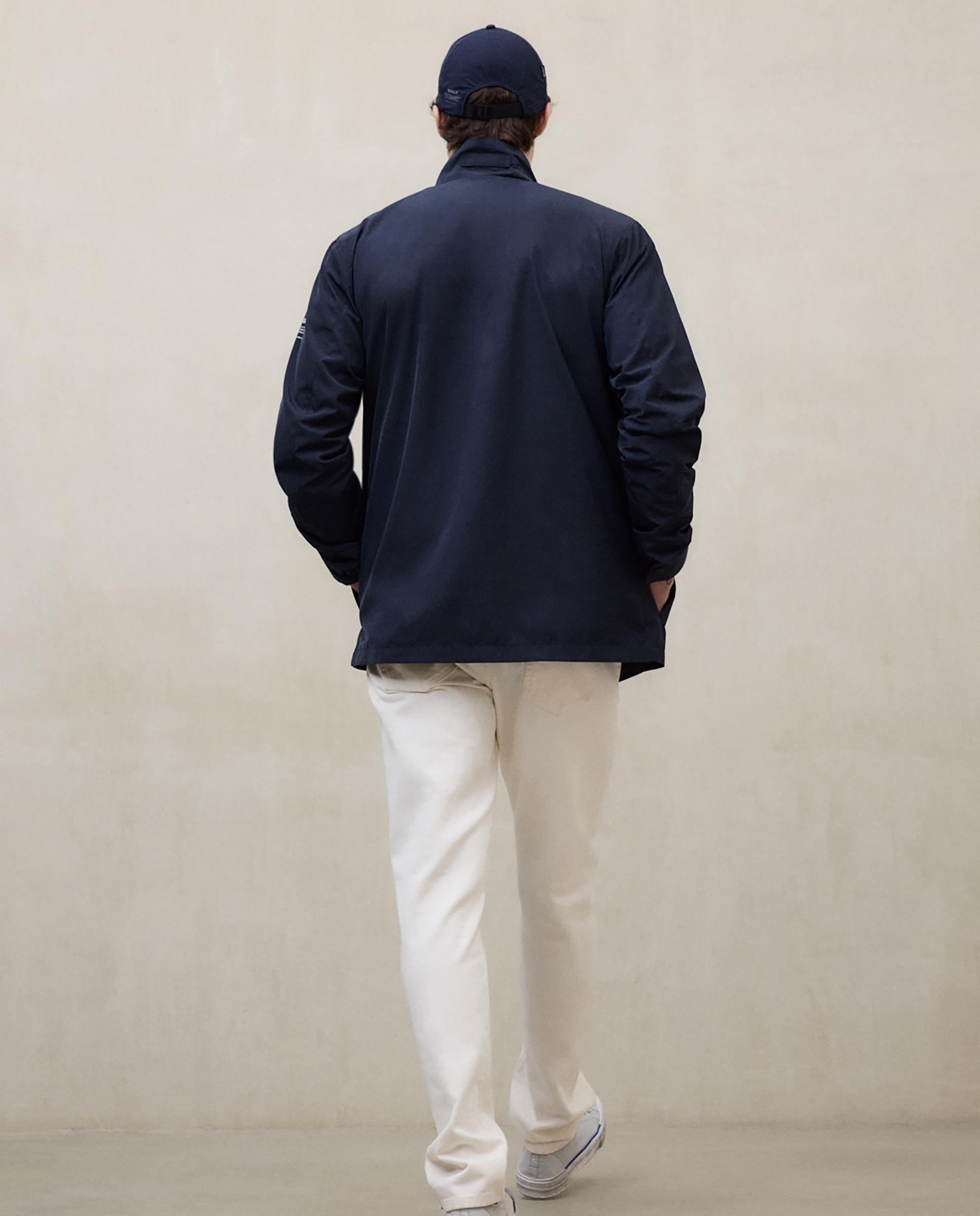 Chaqueta de hombre regular fit con bolsillos en el pecho - Ecoalf - Azul marino Azul marino-2