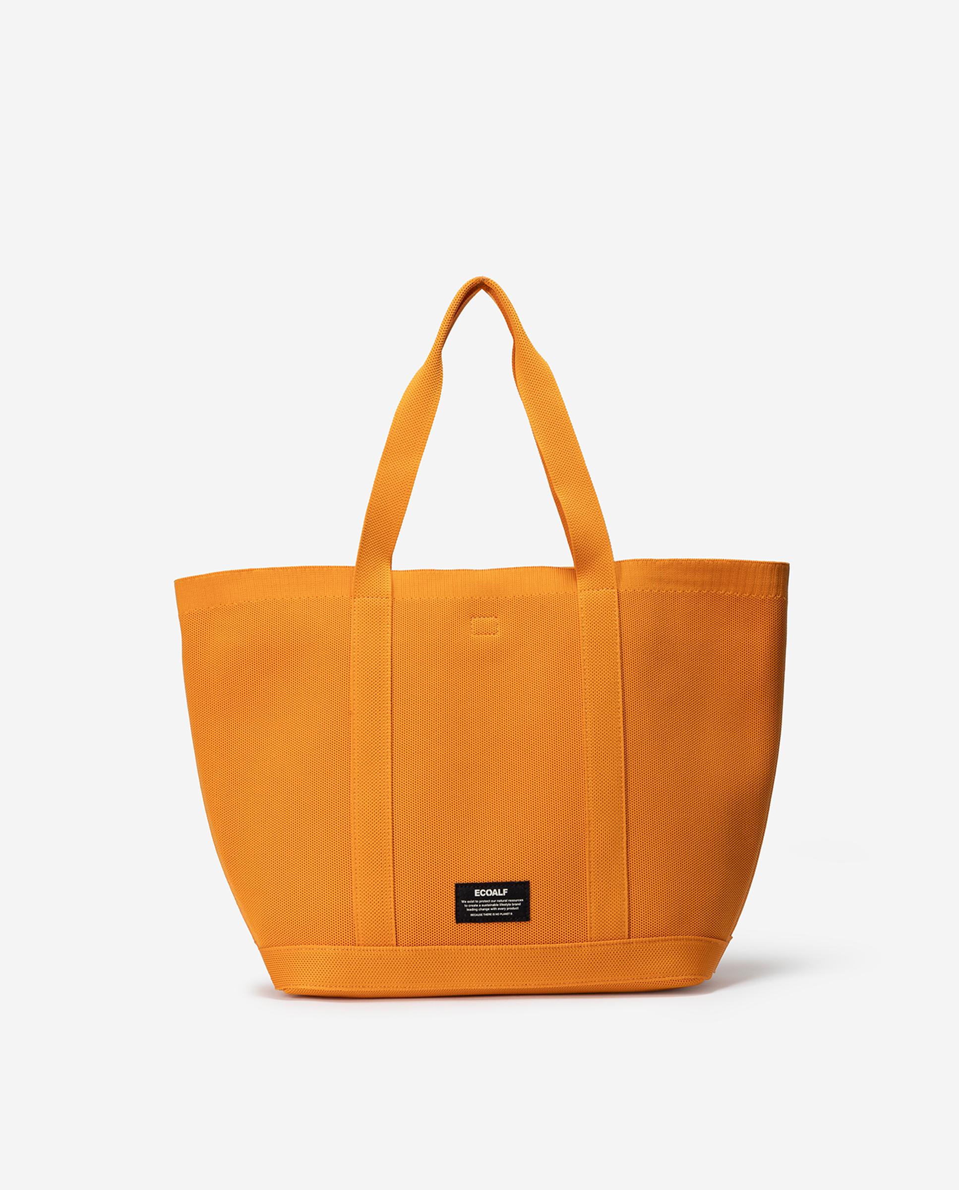 Bolso shopper de mujer con doble asa y cierre de botón a presión
