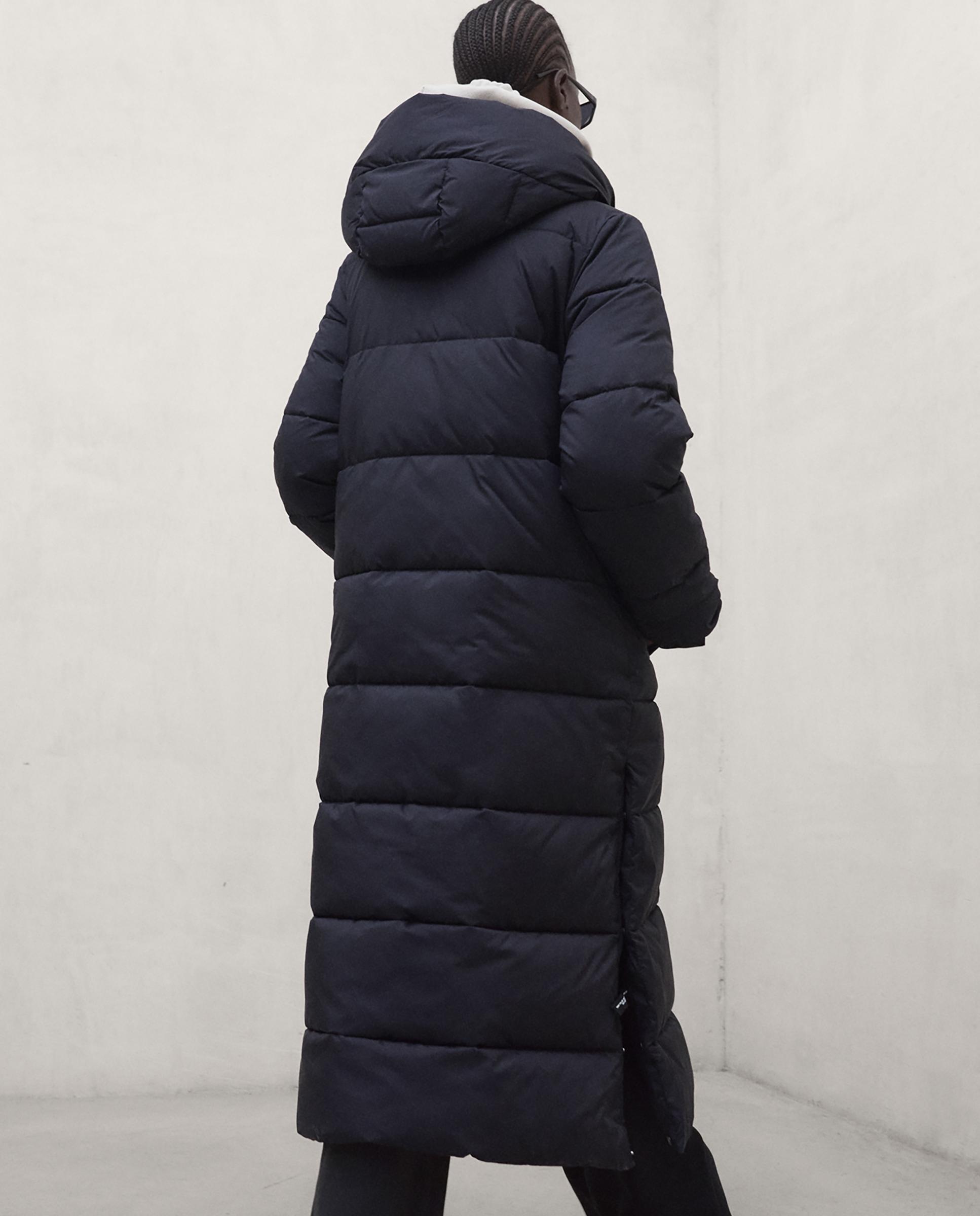 Imagen 4 de Abrigo de mujer con cremallera y capucha - Ecoalf - Negro Negro