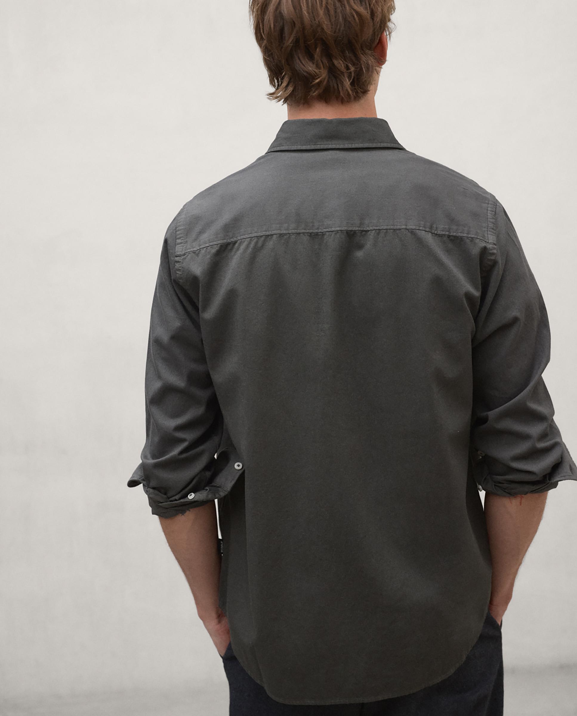 Camisa de hombre antejo con cierre de botones y corte regular - Ecoalf - Verde Verde-2