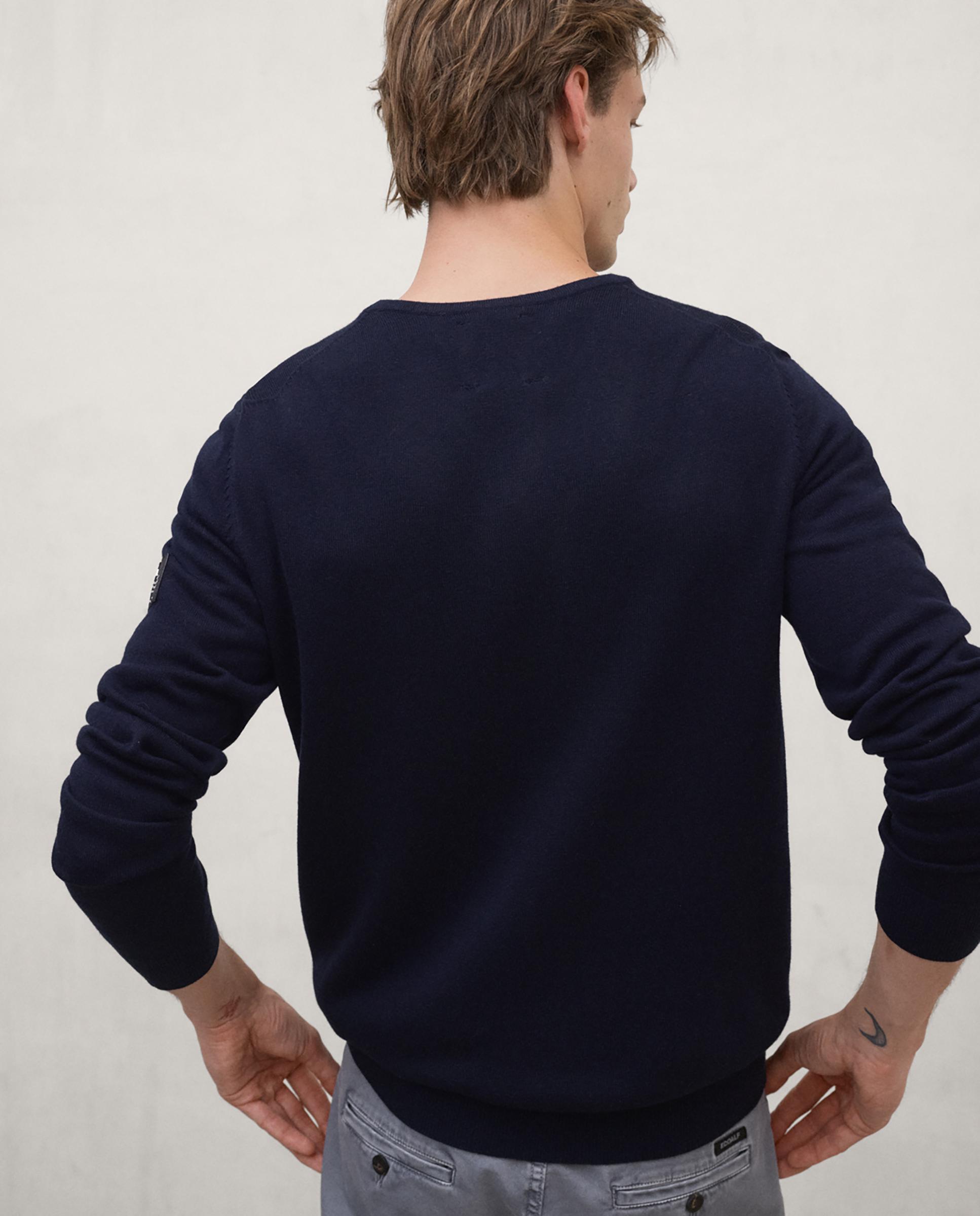 Imagen 2 de Jersey de hombre bayona con cuello redondo - Ecoalf - Azul marino Azul marino