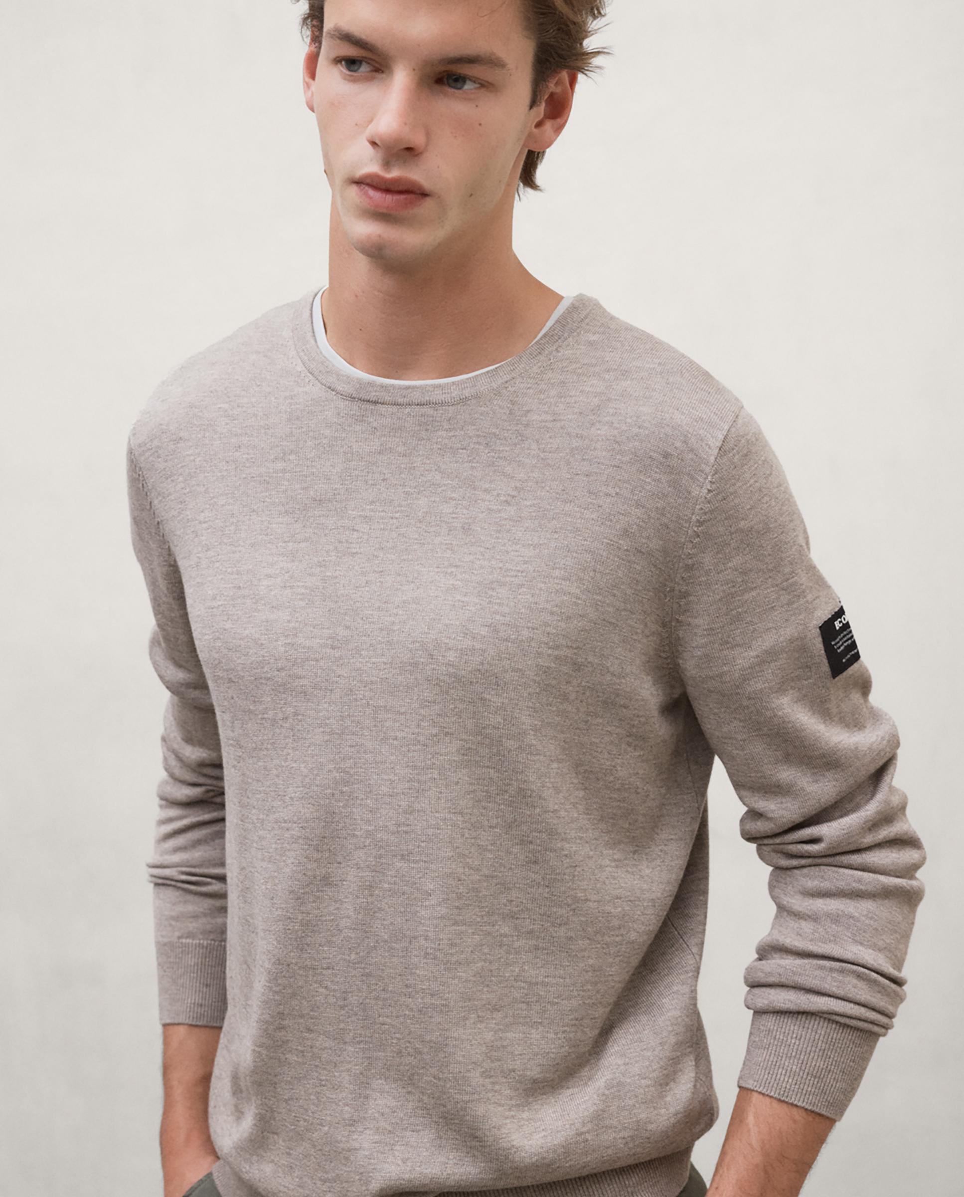 Imagen 1 de Jersey de hombre bayona con cuello redondo - Ecoalf - Camel Camel