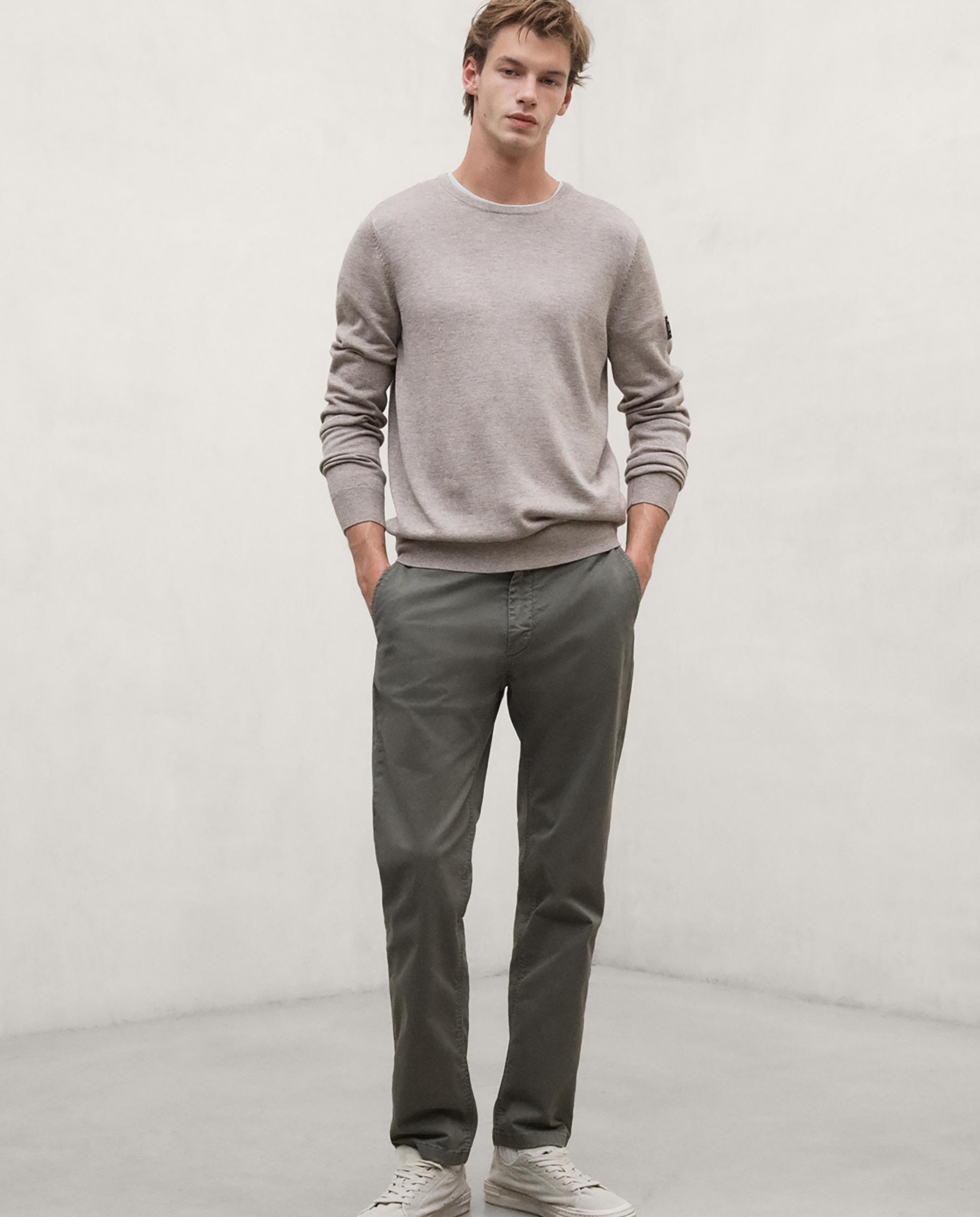 Imagen 2 de Jersey de hombre bayona con cuello redondo - Ecoalf - Camel Camel