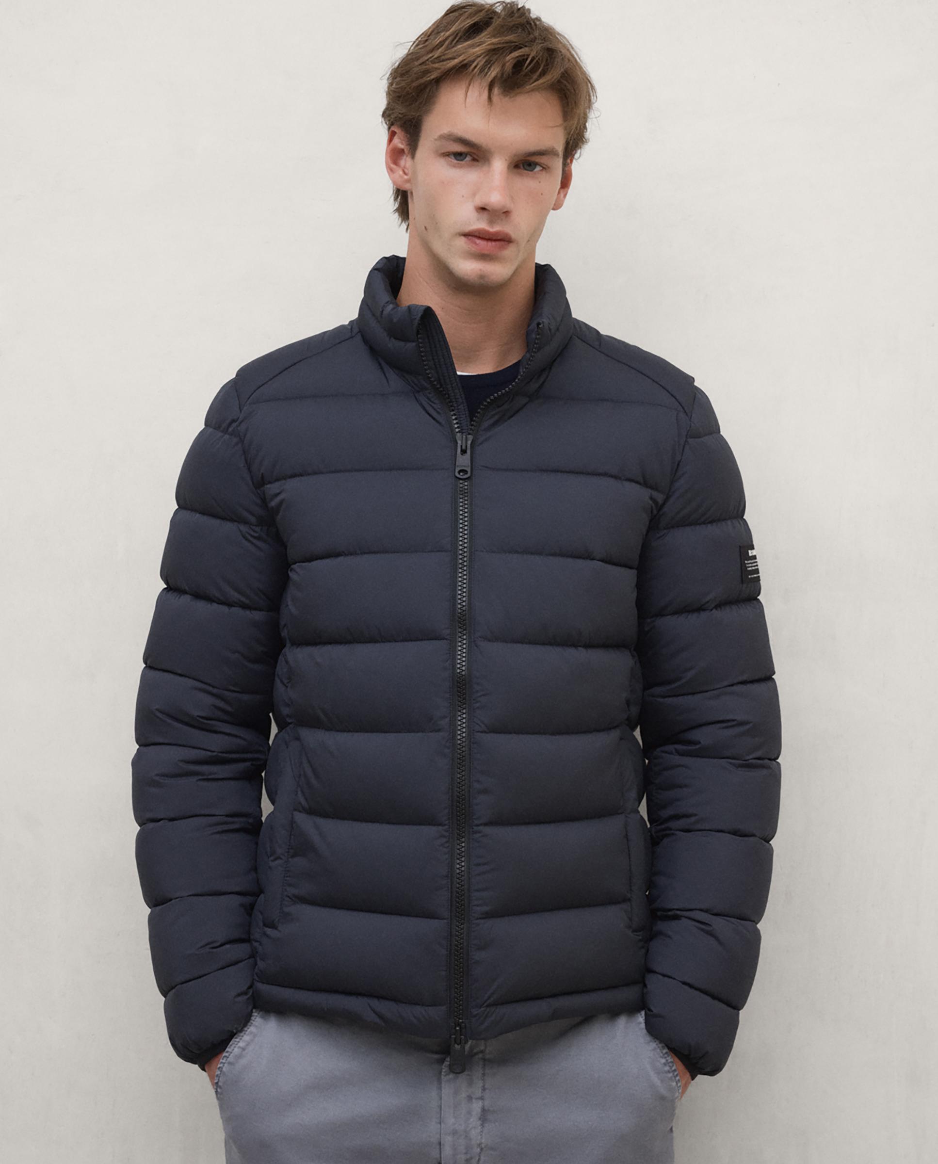 Imagen 3 de Chaqueta de hombre beret repelente al agua con cierre de cremallera - Ecoalf - Gris oscuro Gris oscuro