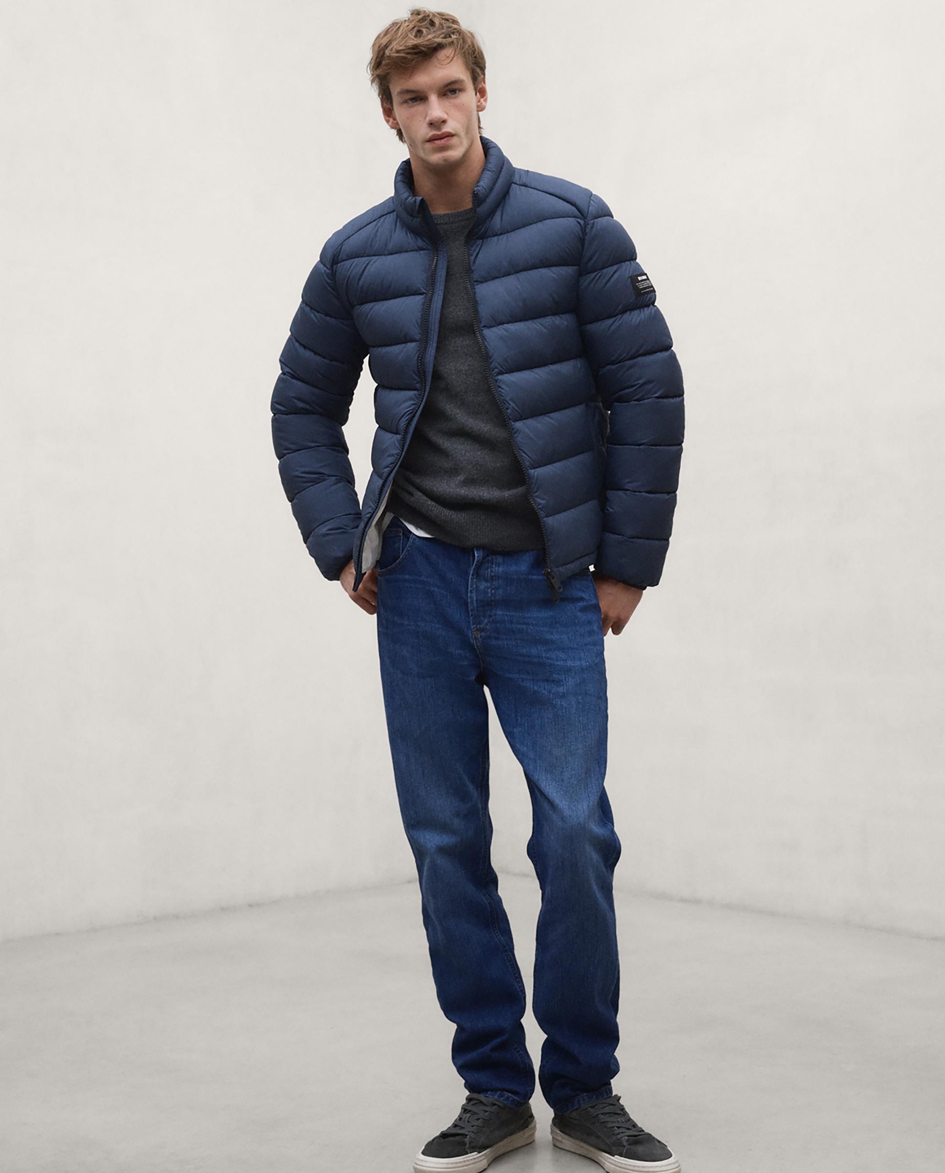 Imagen 1 de Chaqueta de hombre beret repelente al agua con cierre de cremallera - Ecoalf - Azul Azul