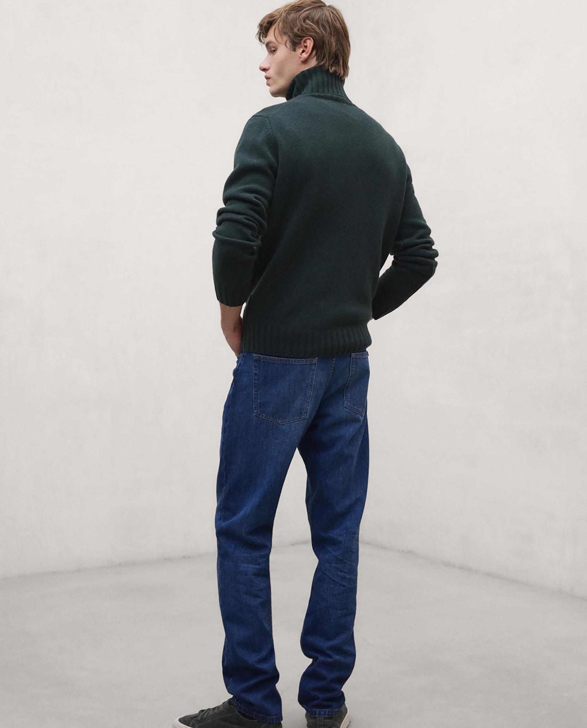 Imagen 5 de Jersey de hombre brun con cuello alto de corte regular - Ecoalf - Verde Verde