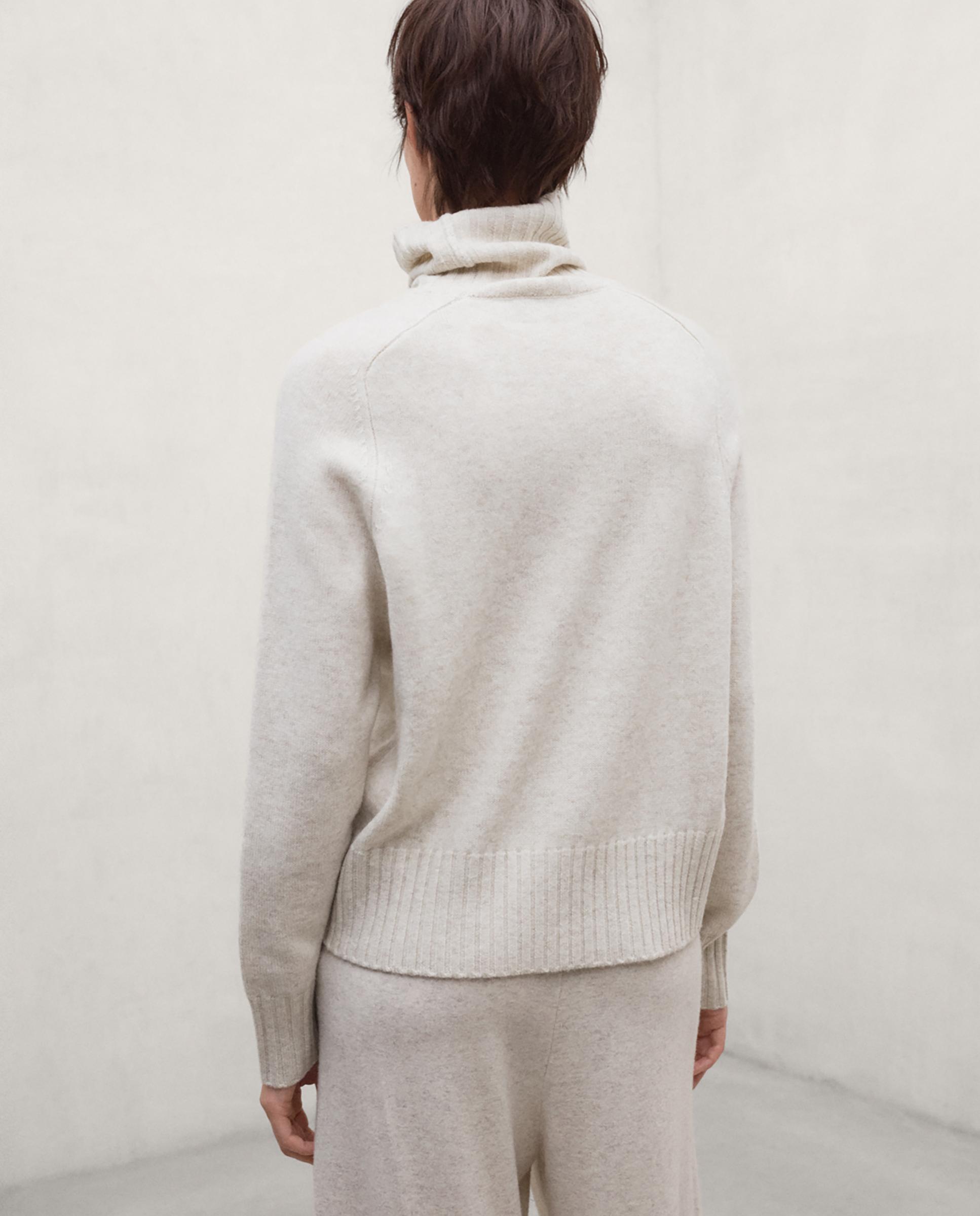 Imagen 2 de Jersey de mujer con cuello alto. - Ecoalf - Beige Beige