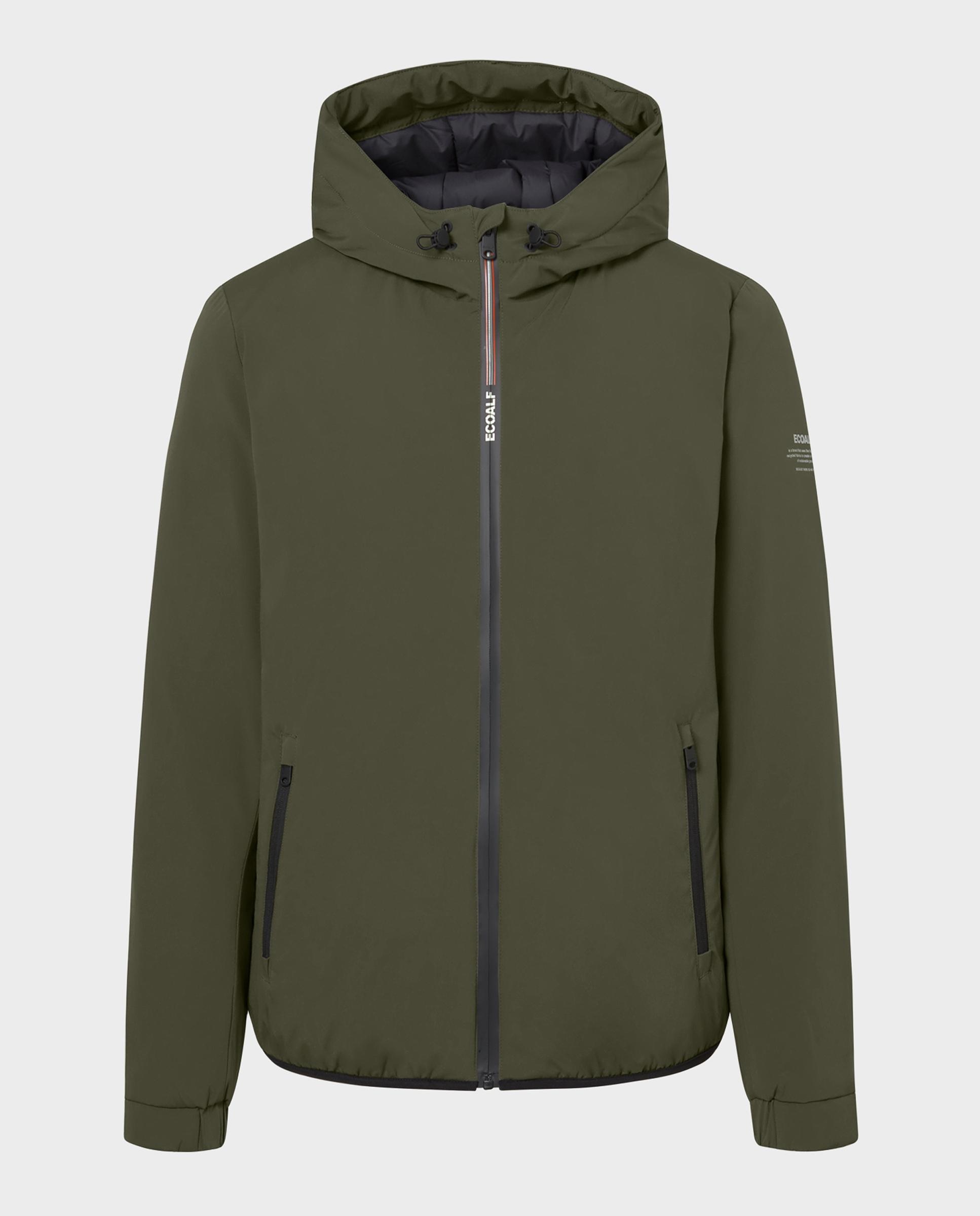 Imagen 7 de Chaqueta de hombre cartes repelente al agua con cierre de cremallera - Ecoalf - Verde Verde