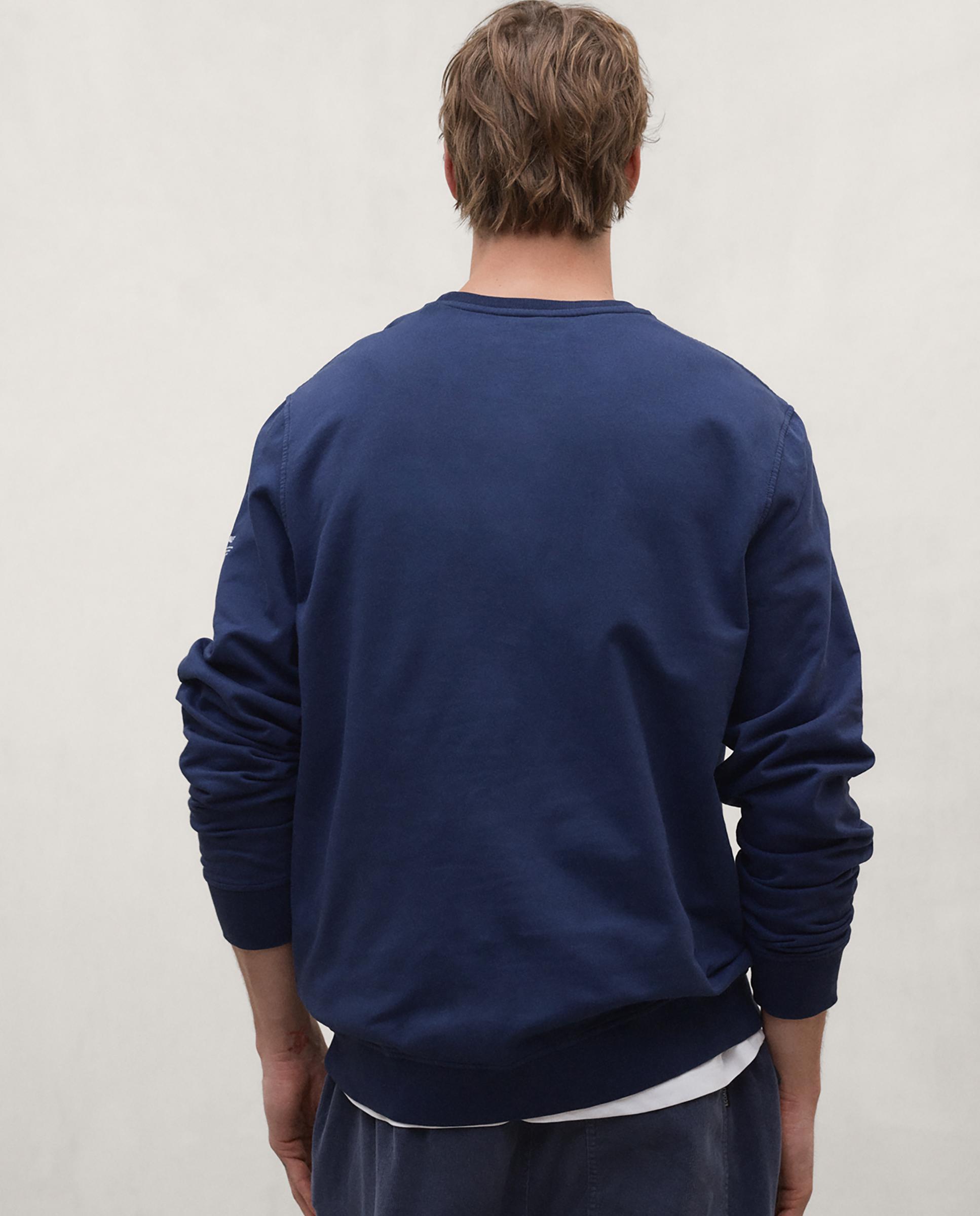 Sudadera de hombre disa de corte regular en 50% algodón reciclado - Ecoalf - Azul marino Azul marino-3