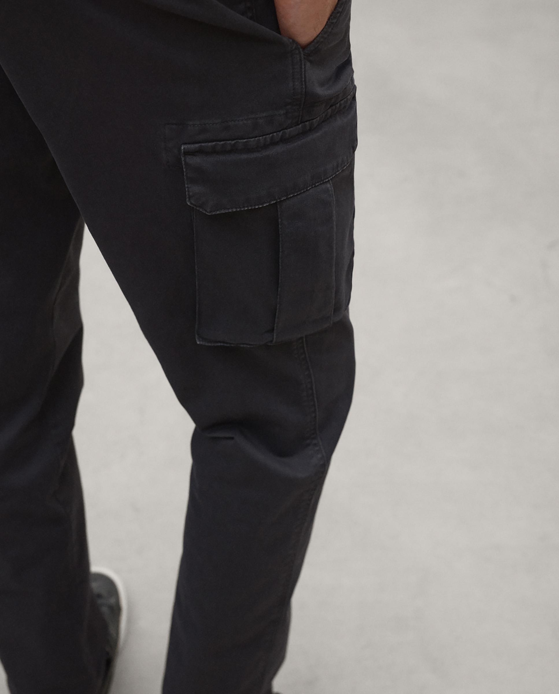 Pantalón de hombre ethicargo con cintura elástica de corte regular - Ecoalf - Gris oscuro Gris oscuro-4