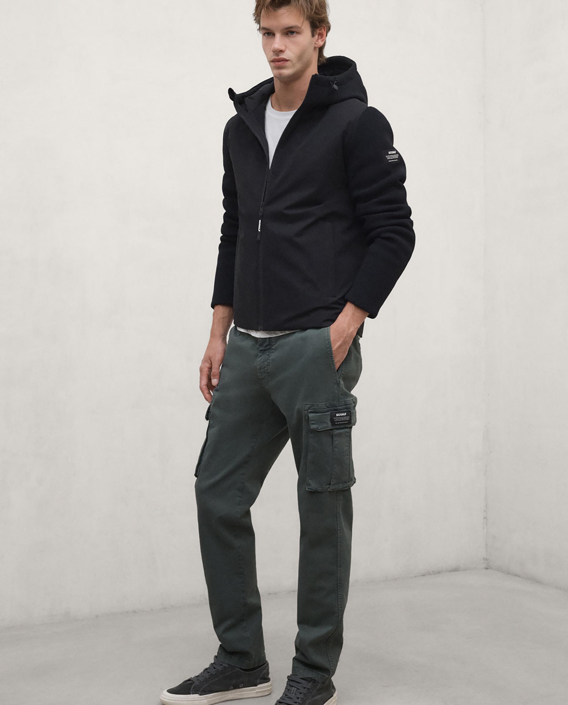 Pantalón de hombre ethicargo con cintura elástica de corte regular - Ecoalf - Verde Verde-1