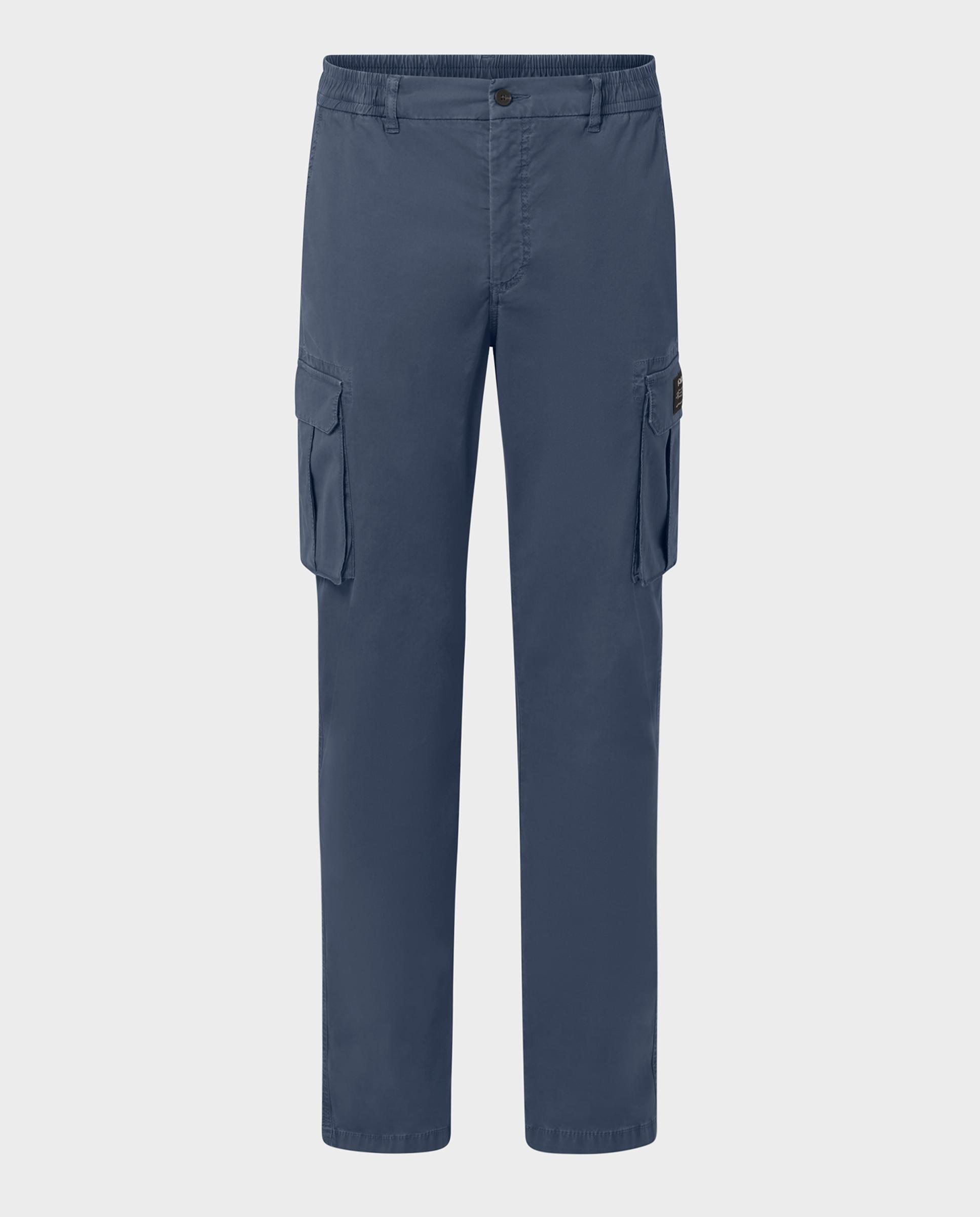 Pantalón de hombre ethicargo con cintura elástica de corte regular - Ecoalf - Azul Azul-4