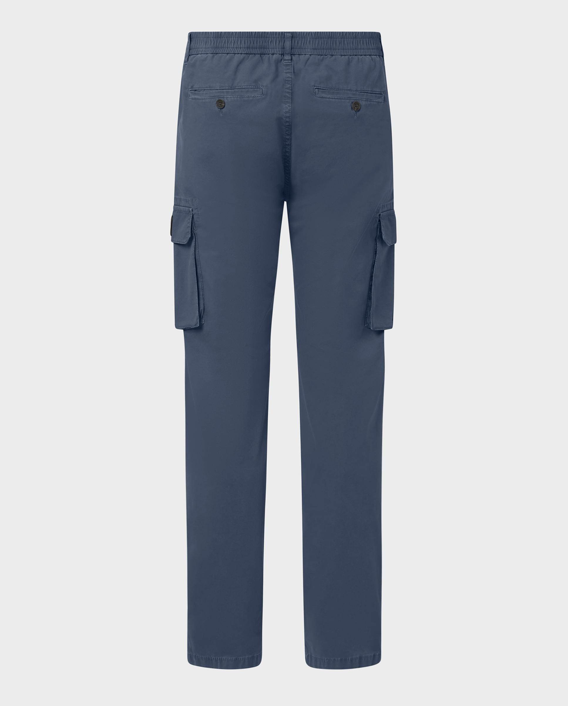 Pantalón de hombre ethicargo con cintura elástica de corte regular - Ecoalf - Azul Azul-6
