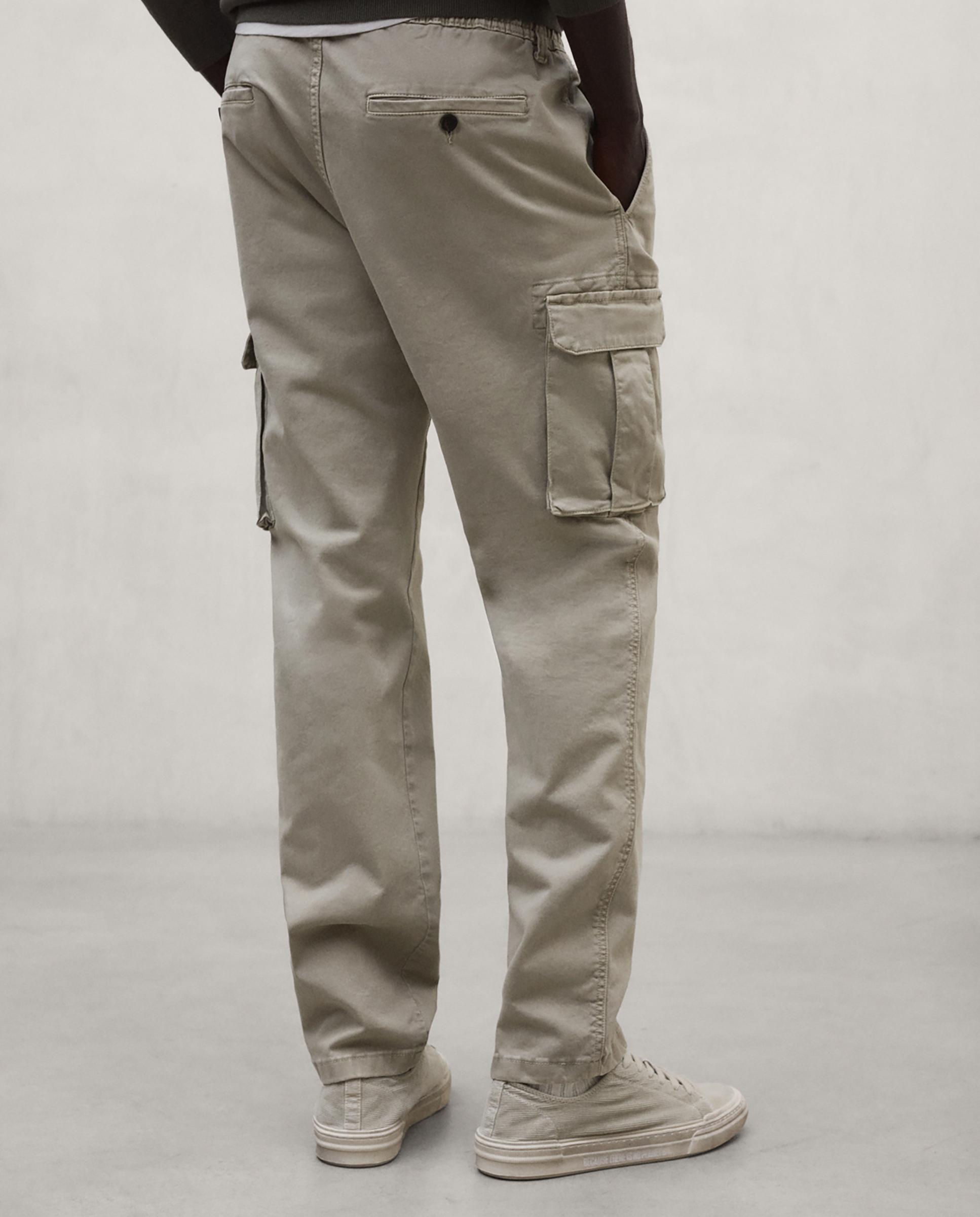 Pantalón de hombre ethicargo con cintura elástica de corte regular - Ecoalf - Marrón Marrón-4