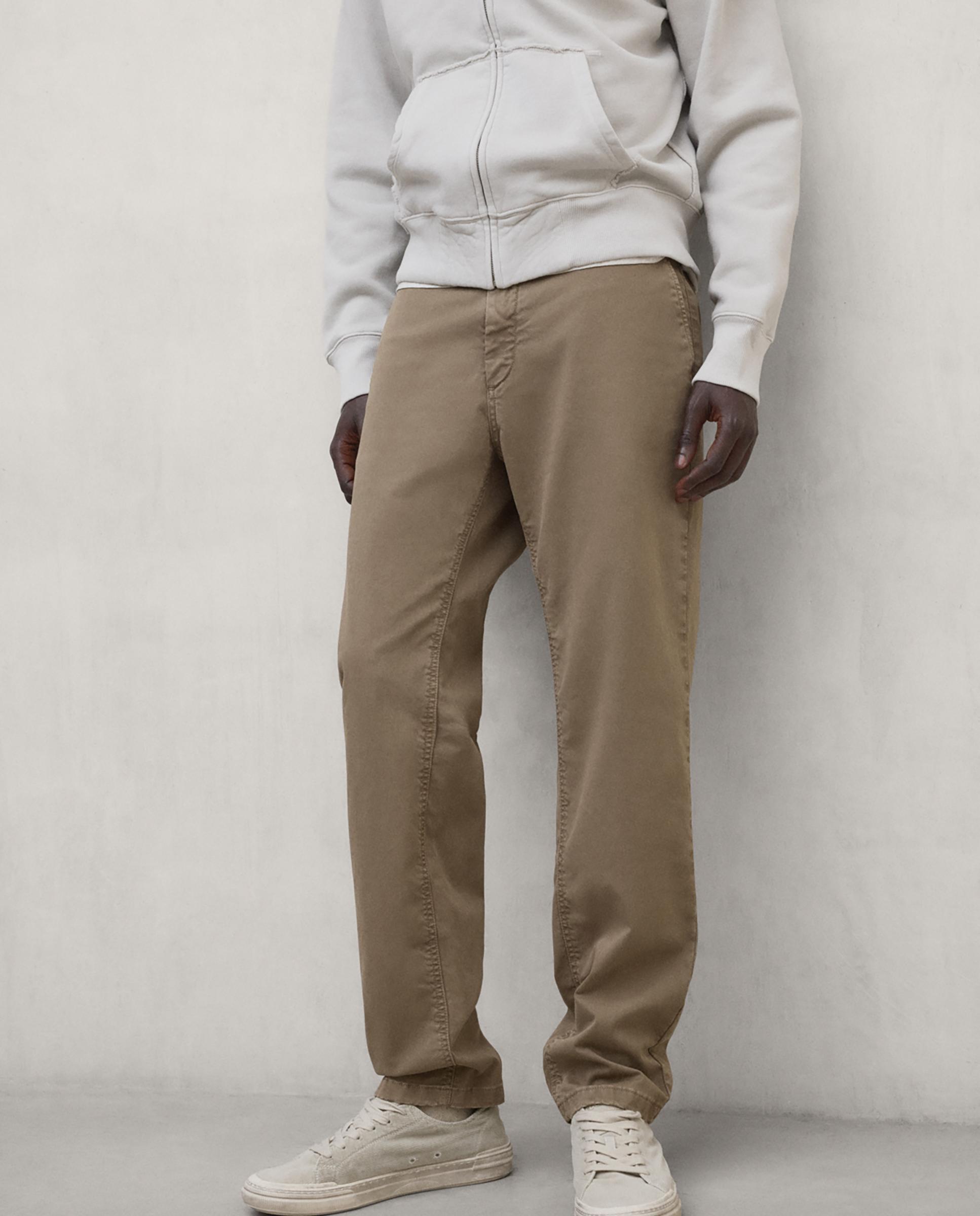 Chino de hombre ethiwin de corte regular - Ecoalf - Marrón Marrón-2
