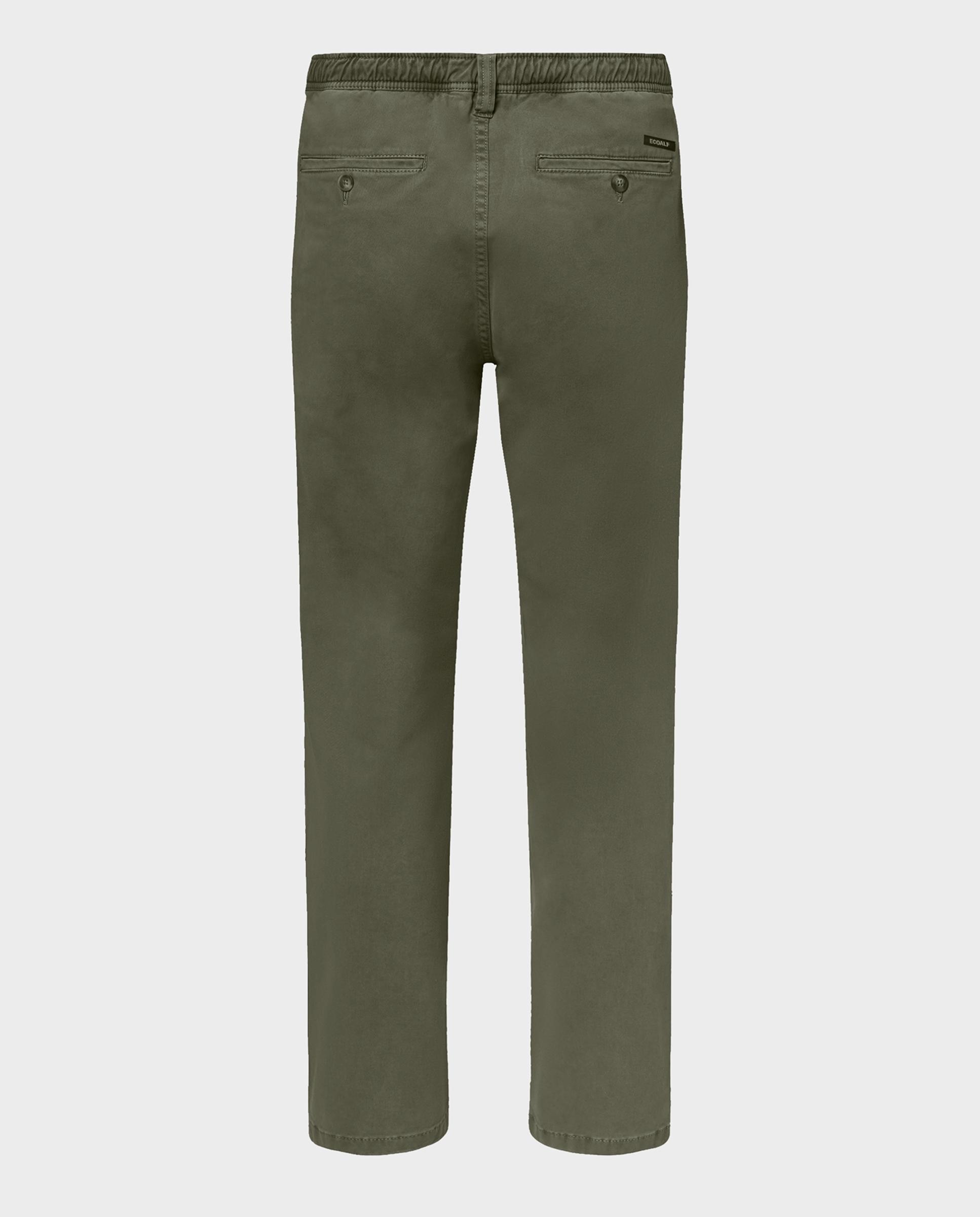 Chino de hombre ethiwin de corte regular - Ecoalf - Verde Verde-3