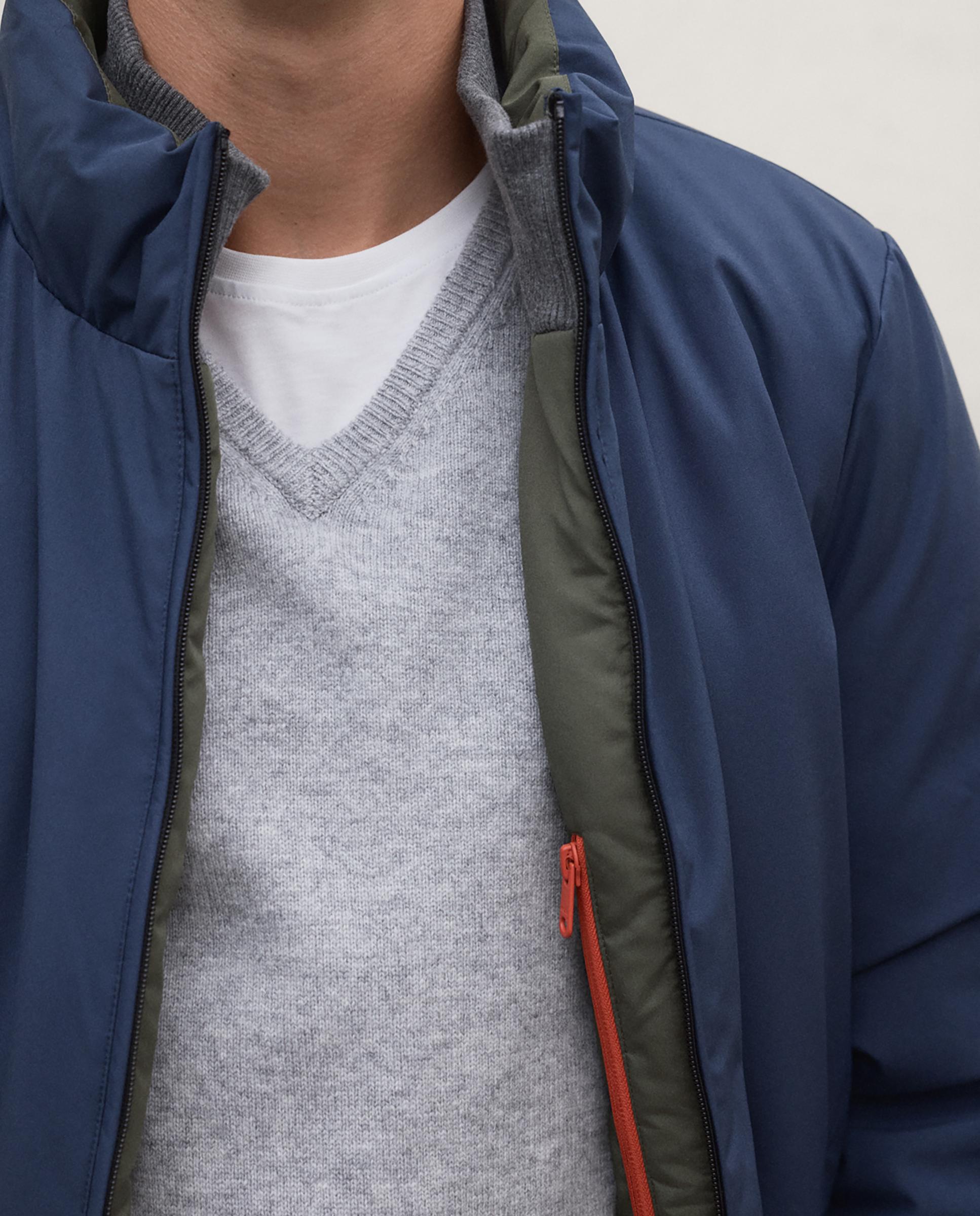 Parka de hombre grays con cierre de cremallera - Ecoalf - Azul Azul-2