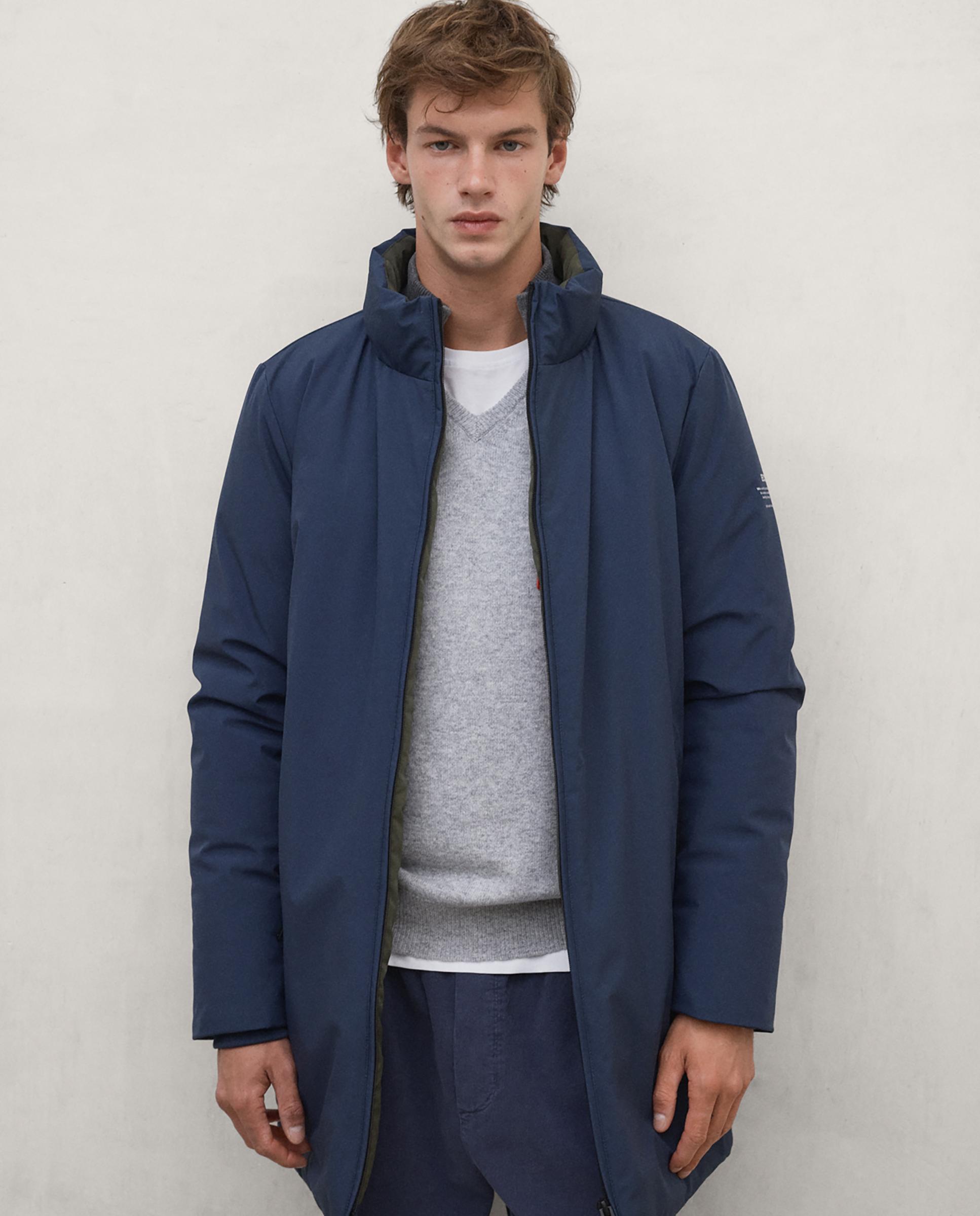 Parka de hombre grays con cierre de cremallera - Ecoalf - Azul Azul-3