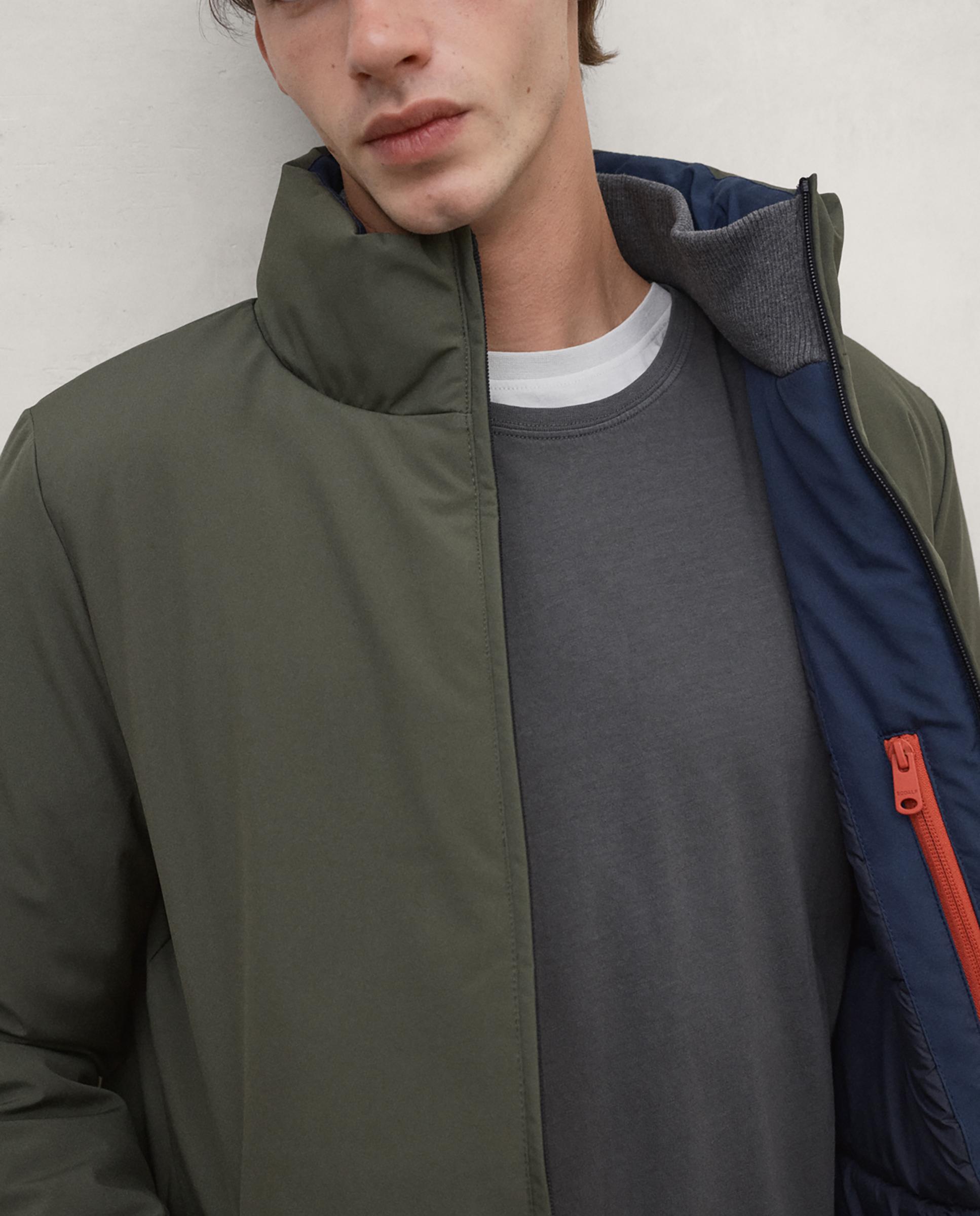 Parka de hombre grays con cierre de cremallera - Ecoalf - Kaki Kaki-8