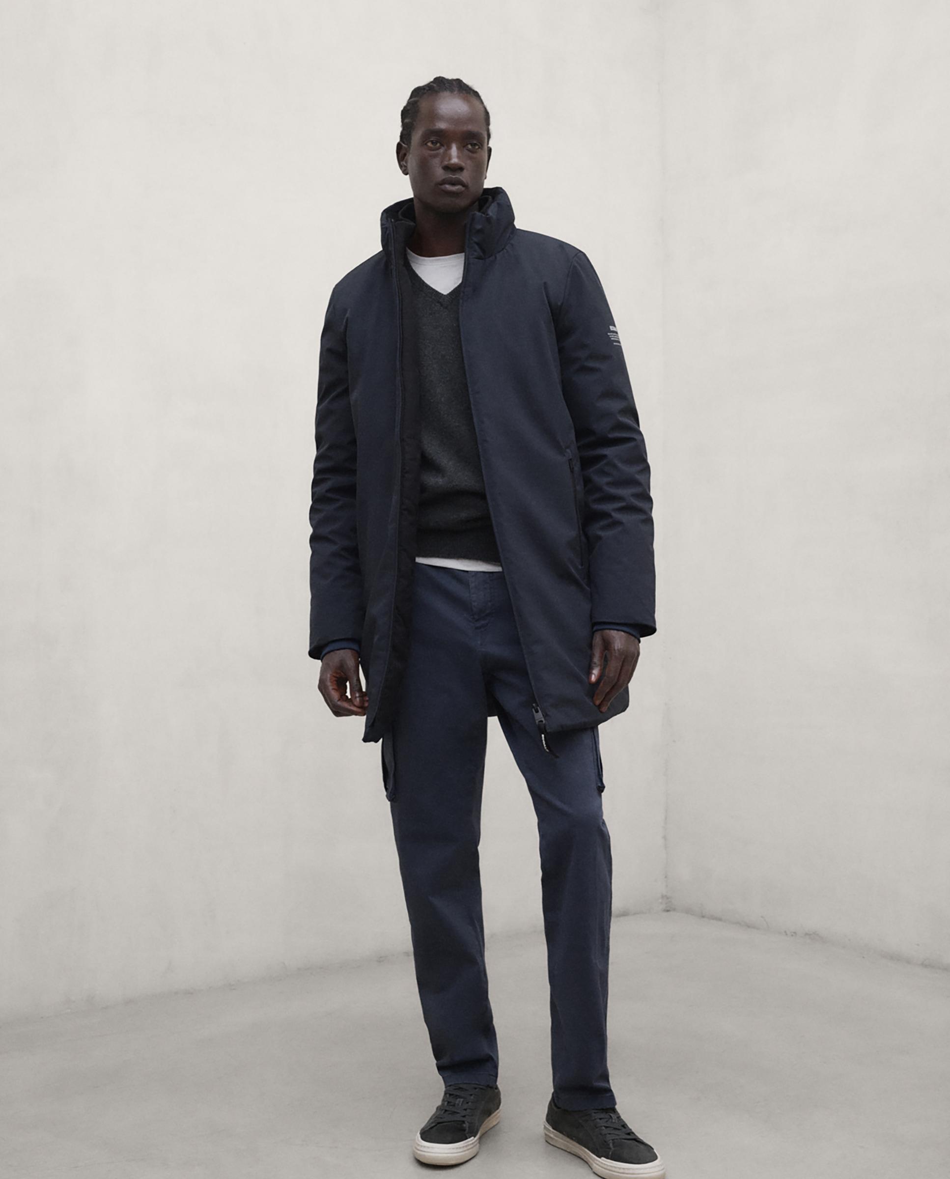 Parka de hombre grays con cierre de cremallera - Ecoalf - Gris oscuro Gris oscuro-1