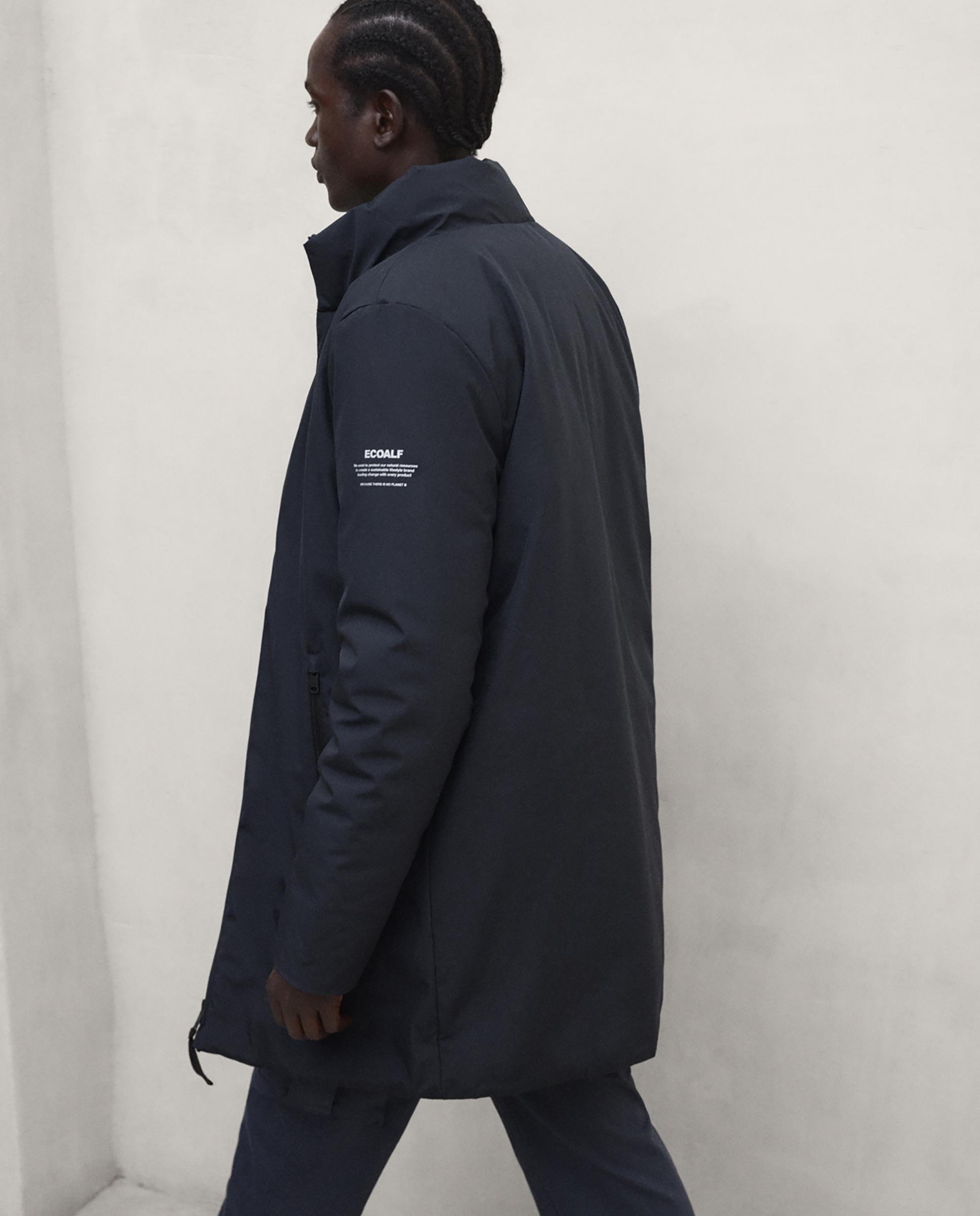 Parka de hombre grays con cierre de cremallera - Ecoalf - Gris oscuro Gris oscuro-2