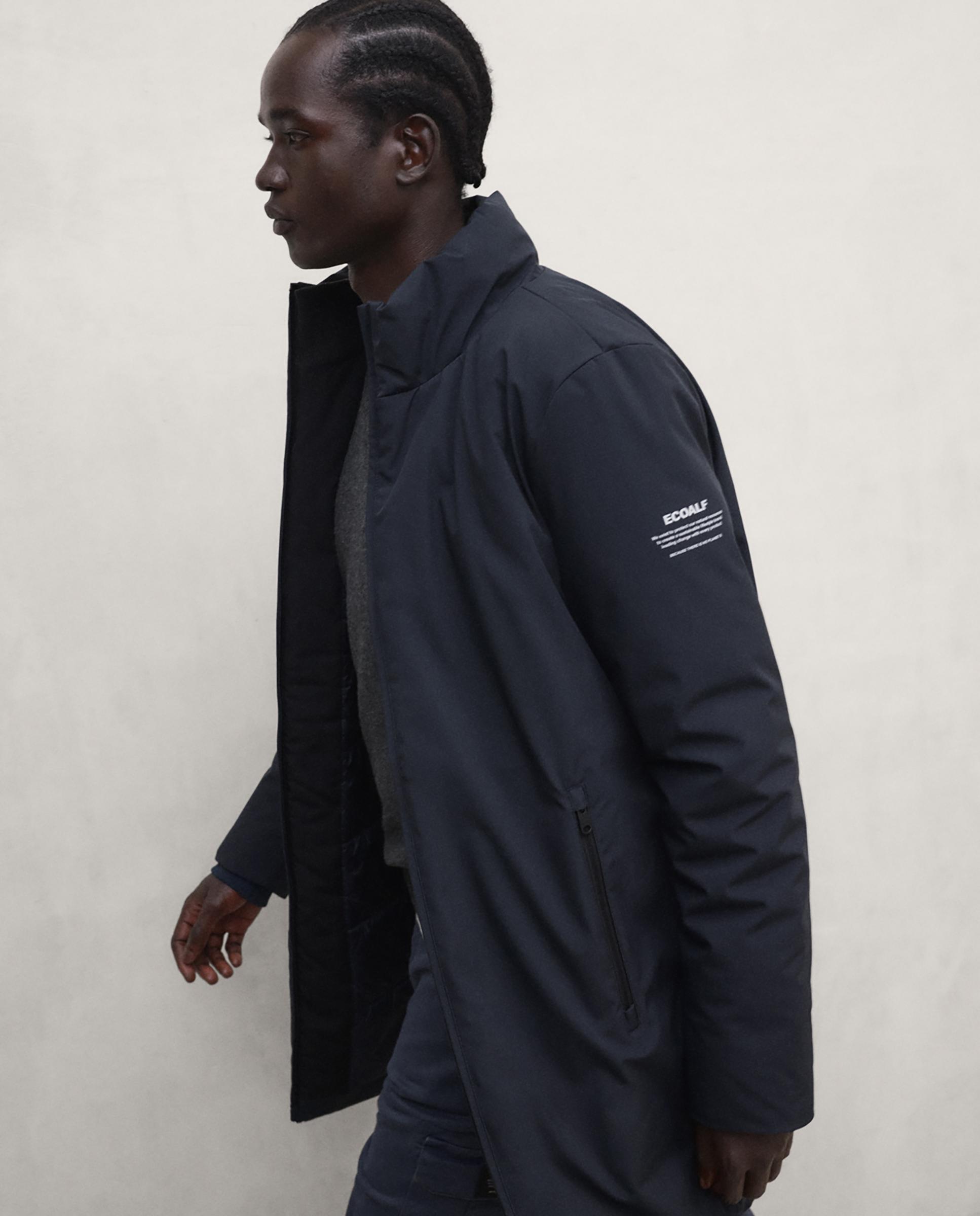 Parka de hombre grays con cierre de cremallera - Ecoalf - Gris oscuro Gris oscuro-3