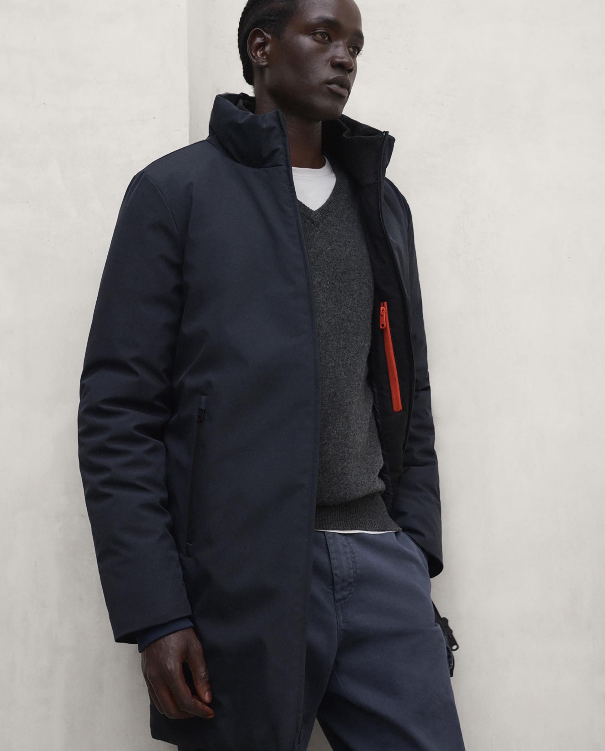 Parka de hombre grays con cierre de cremallera - Ecoalf - Gris oscuro Gris oscuro-4