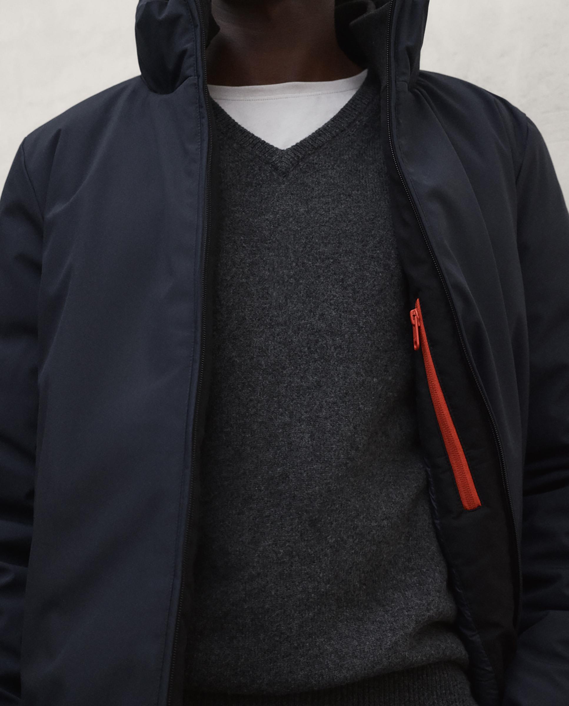 Parka de hombre grays con cierre de cremallera - Ecoalf - Gris oscuro Gris oscuro-5