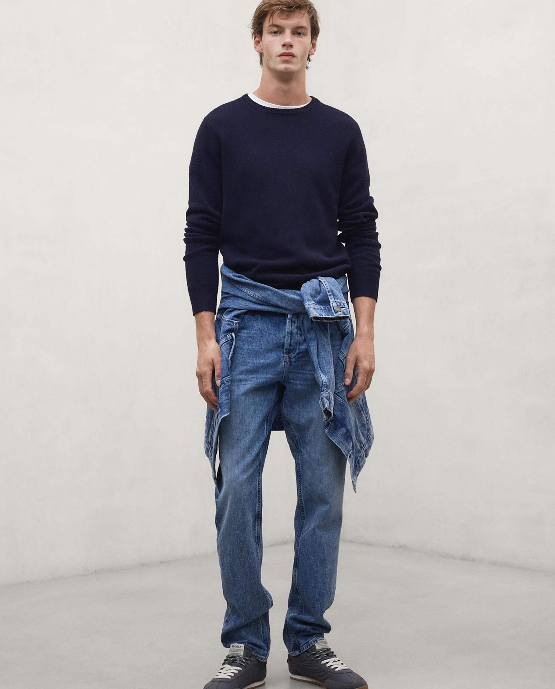 Imagen 2 de Jersey de hombre laguna con cuello alto de corte regular - Ecoalf - Azul marino Azul marino