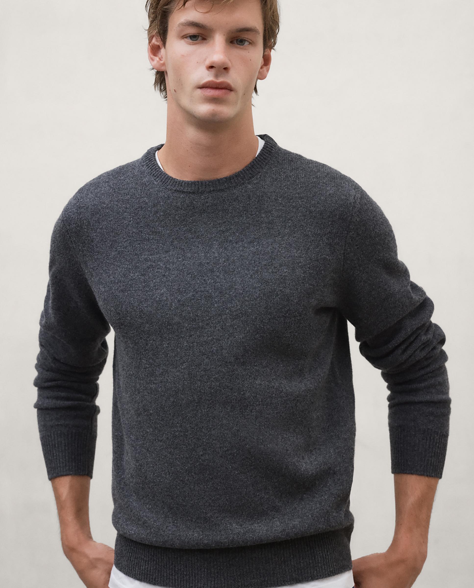 Imagen 1 de Jersey de hombre laguna con cuello alto de corte regular - Ecoalf - Gris oscuro Gris oscuro